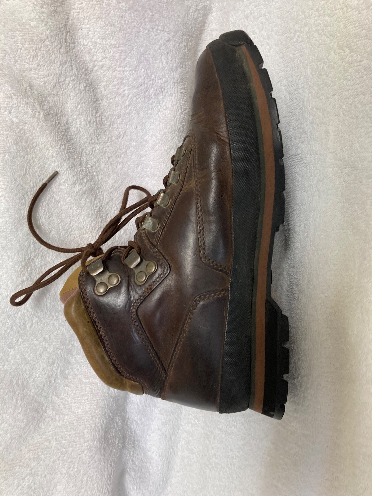 Timberland leather boots Madsen model mens 9M brown 95100