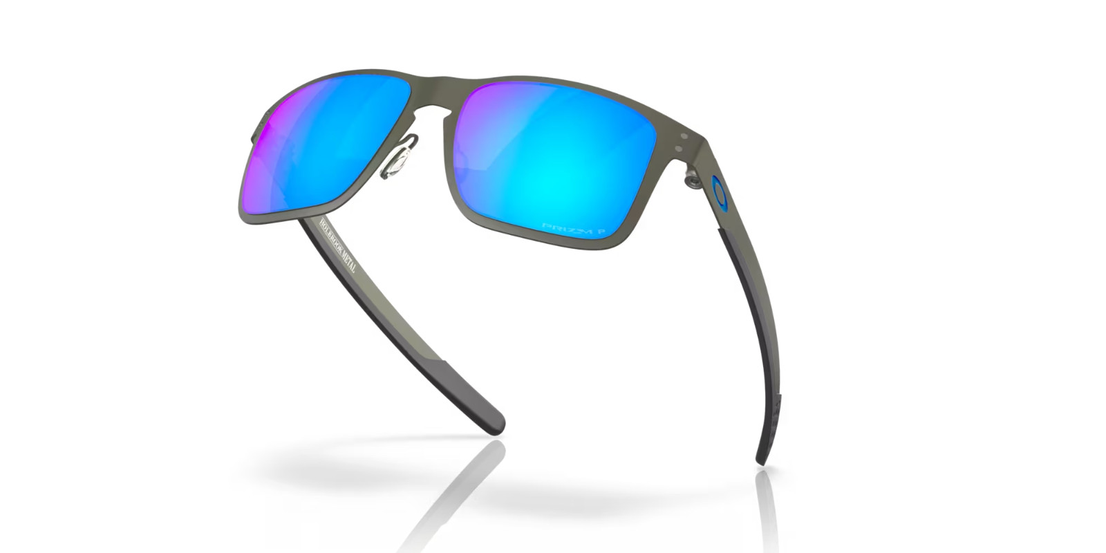 Oakley Sunglasses Holbrook Metal OO4123-0755 Gunmetal / PRIZM Sapphire POLARIZED