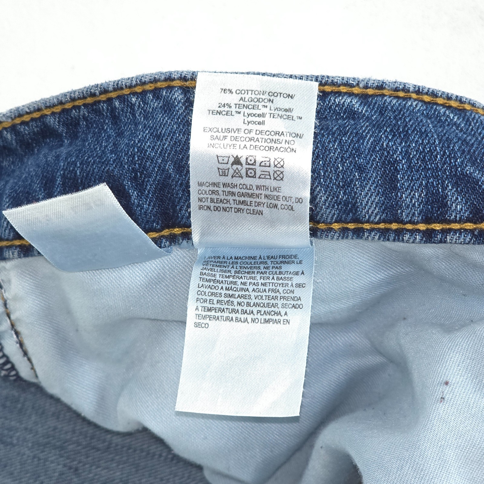 Lucky Brand Athletic Fit Jeans Mens 48×28 (48×30) Whiskers Medium Wash Faded