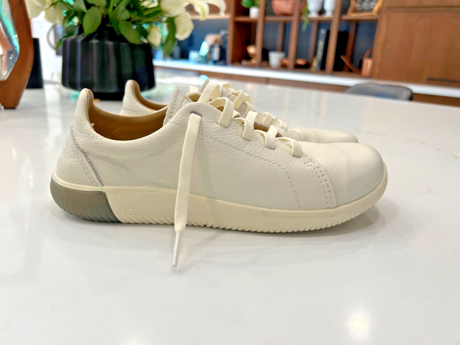 Keen KNX Mens Shoes Sz 7 Star White Leather Lace Up Sneakers New