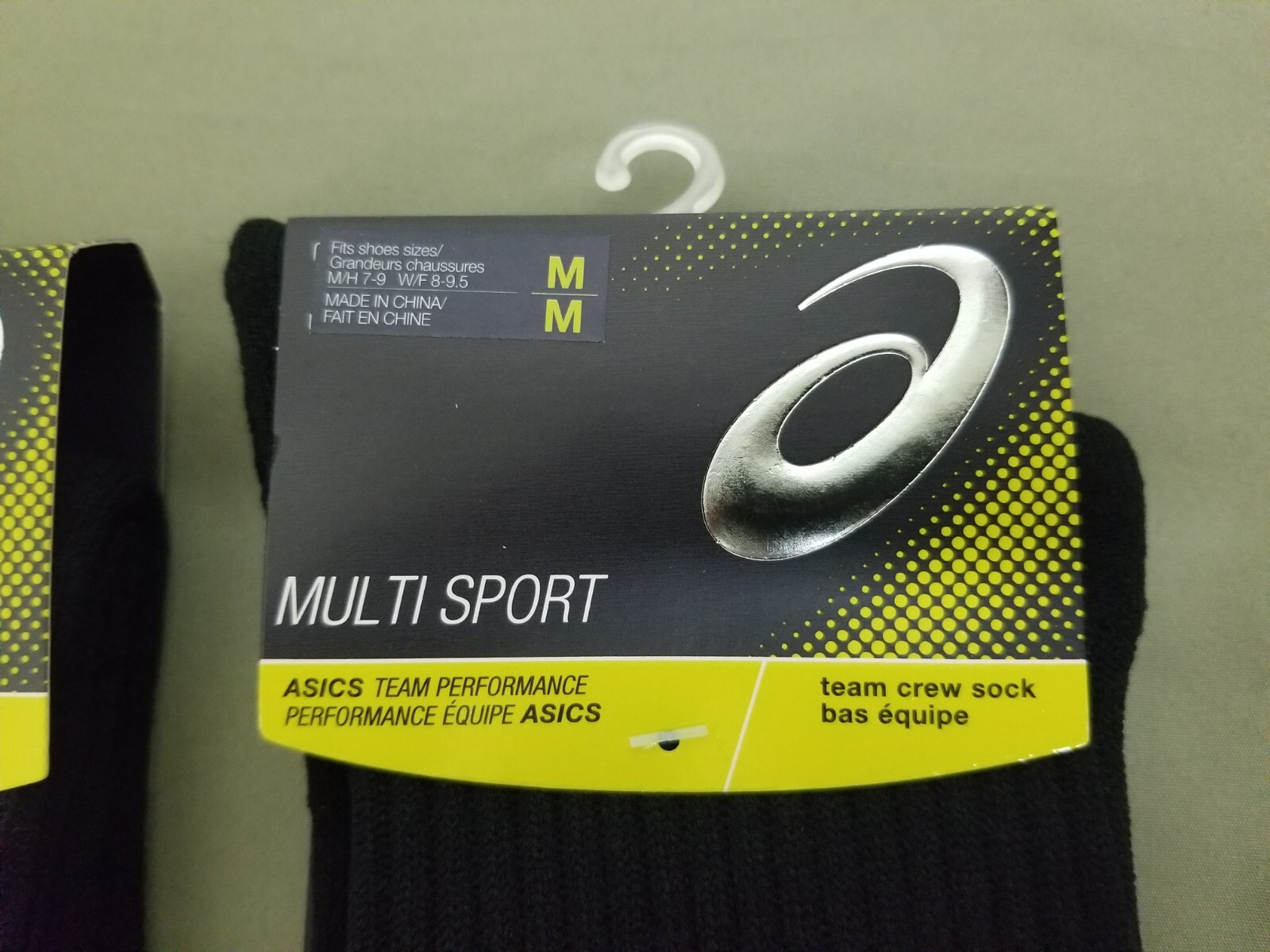 New Asics Multi-Sport Logo Team Crew Socks. 4 Colors To Choose.