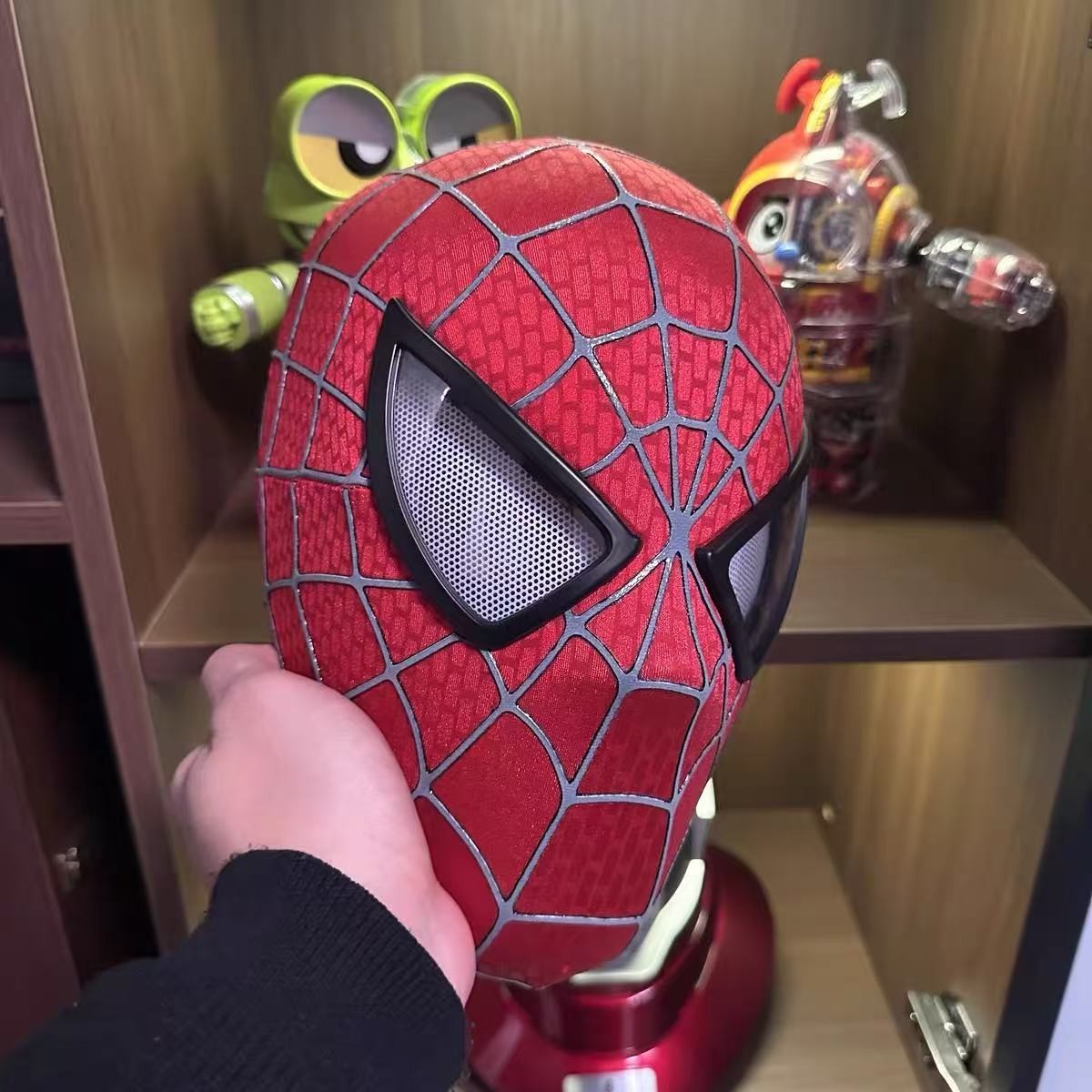 Movie Spider-Man Tobey Maguire Halloween Cosplay Mask Full Face Headgear Props