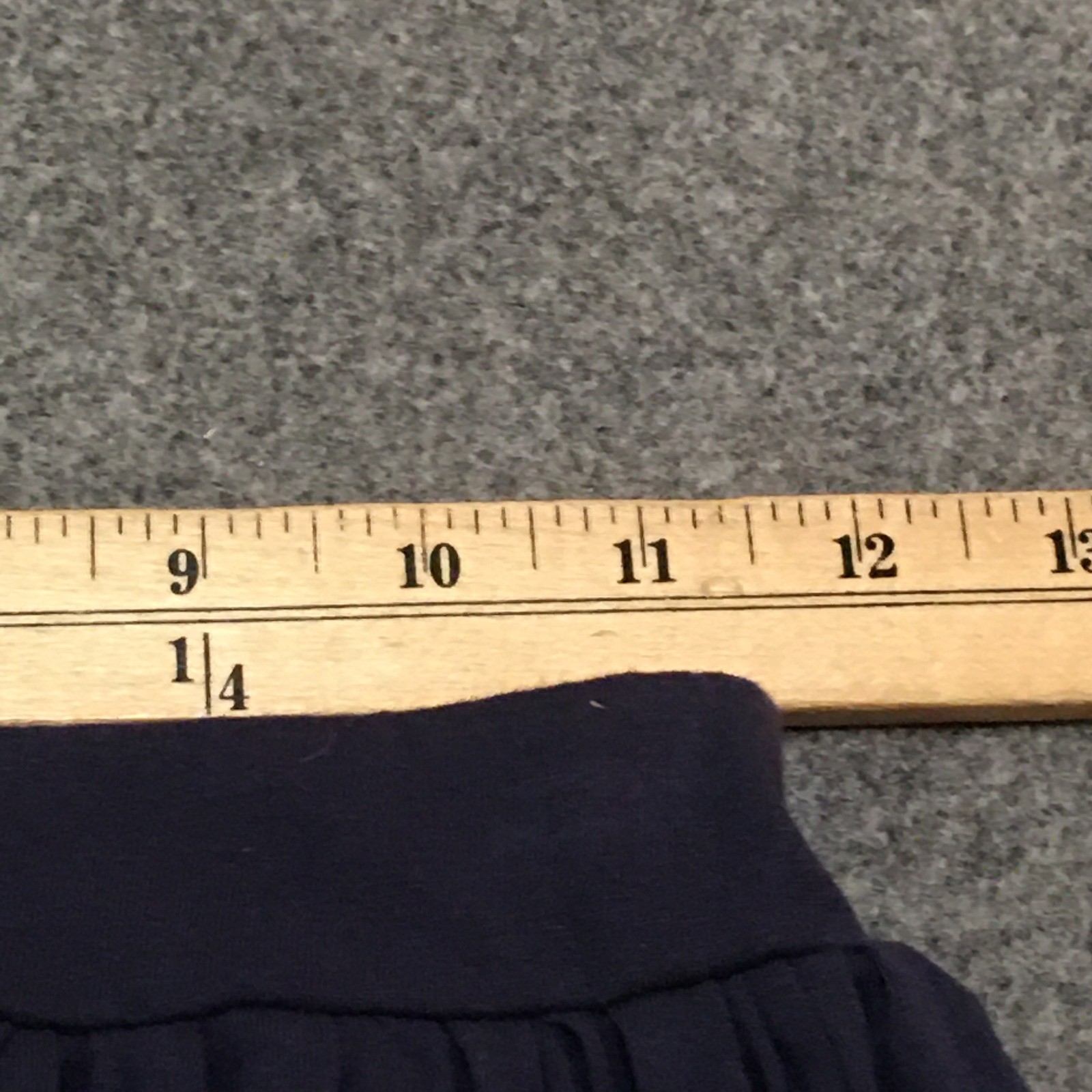 Skirt Girls 10/12 Maxi Navy Blue 100% Cotton Jersey Mom and Pop’s Kids Straight