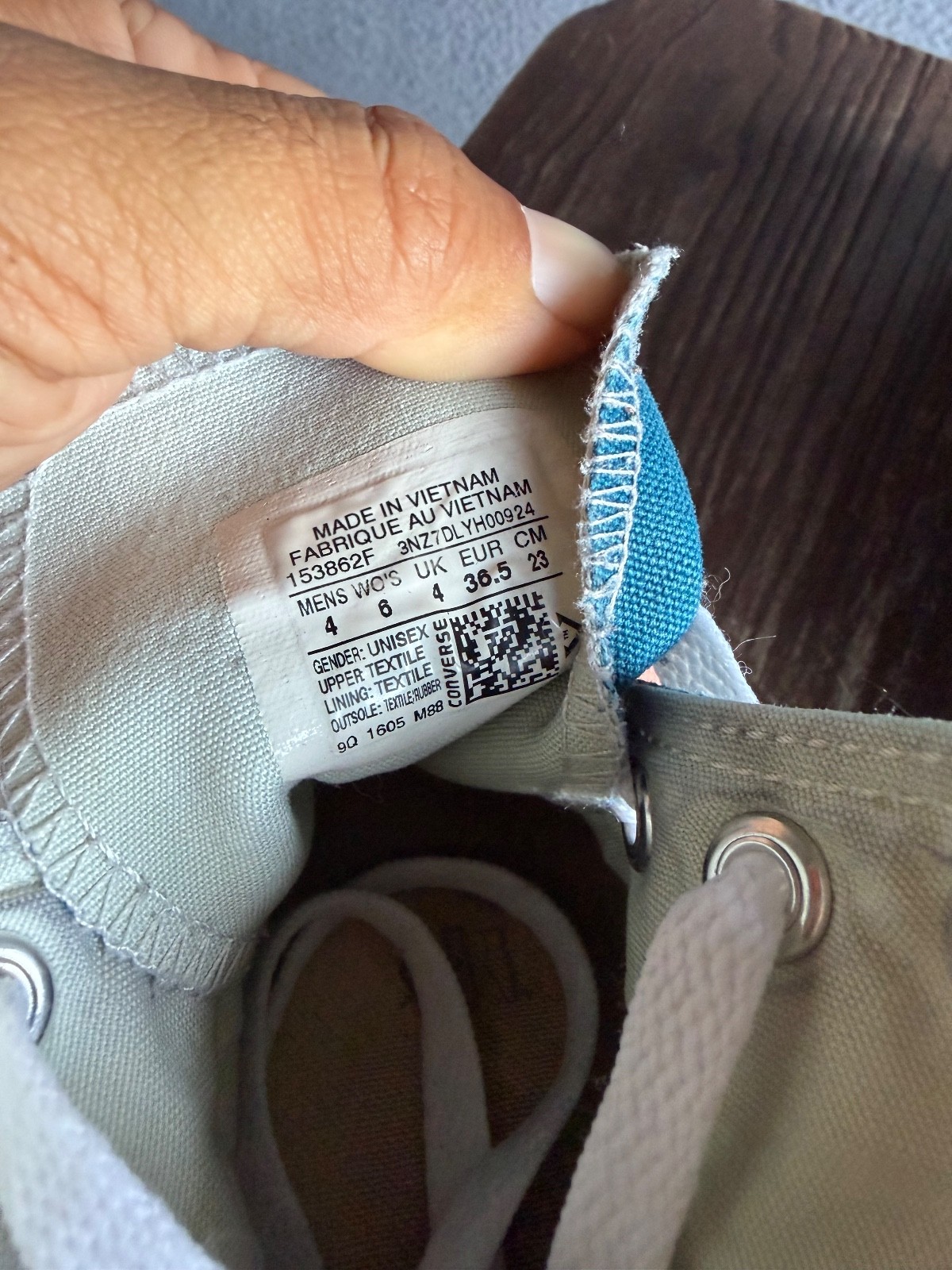 Converse Chuck Taylor All Star High Top Canvas Sneaker Men 4 Women 6 Turquoise
