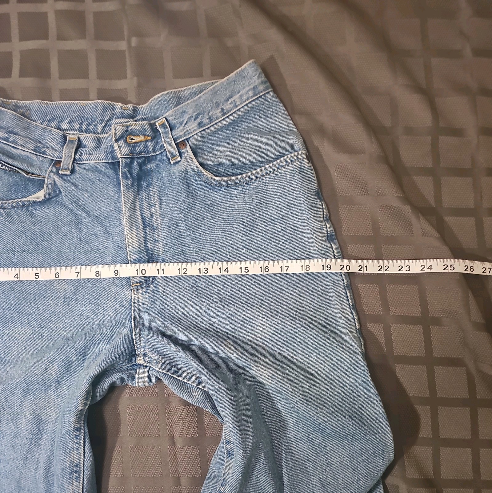 LEE RIDERS Light Wash Jeans 100% Cotton Denim Vintage 32×30