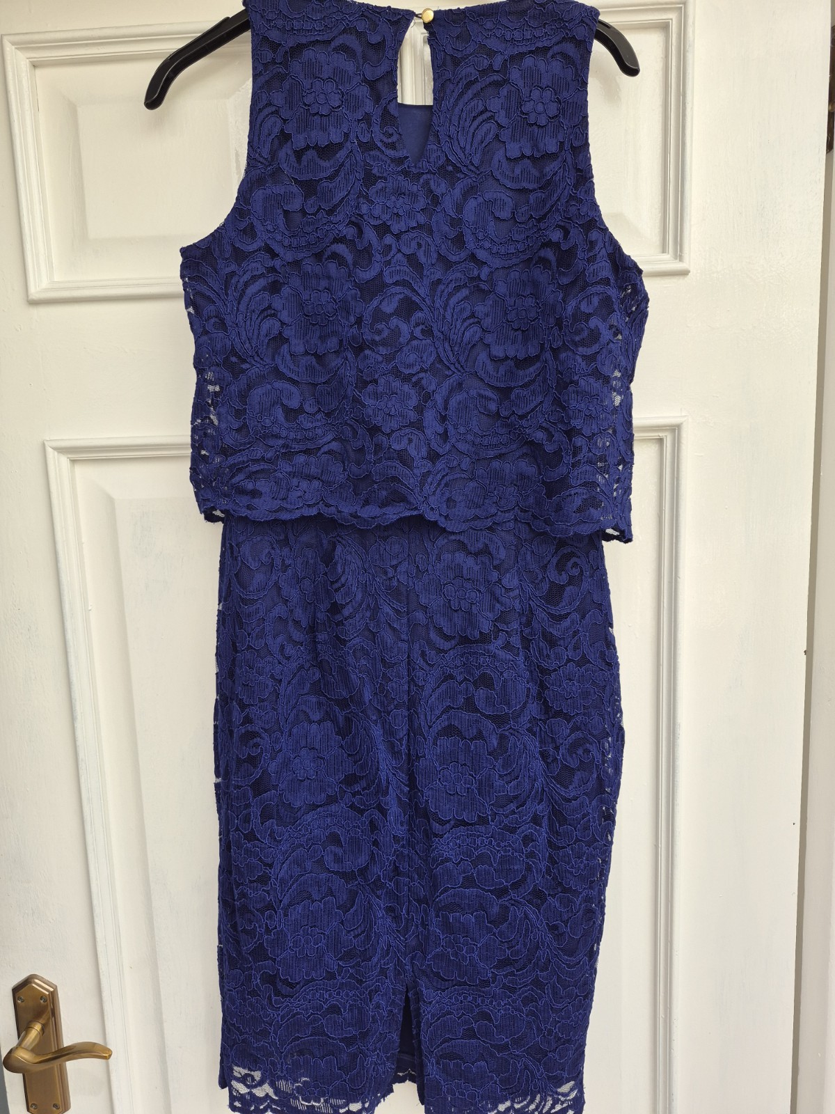 Oasis Royal Blue Lace dress. Size 12. Fully Lined. Good condition.