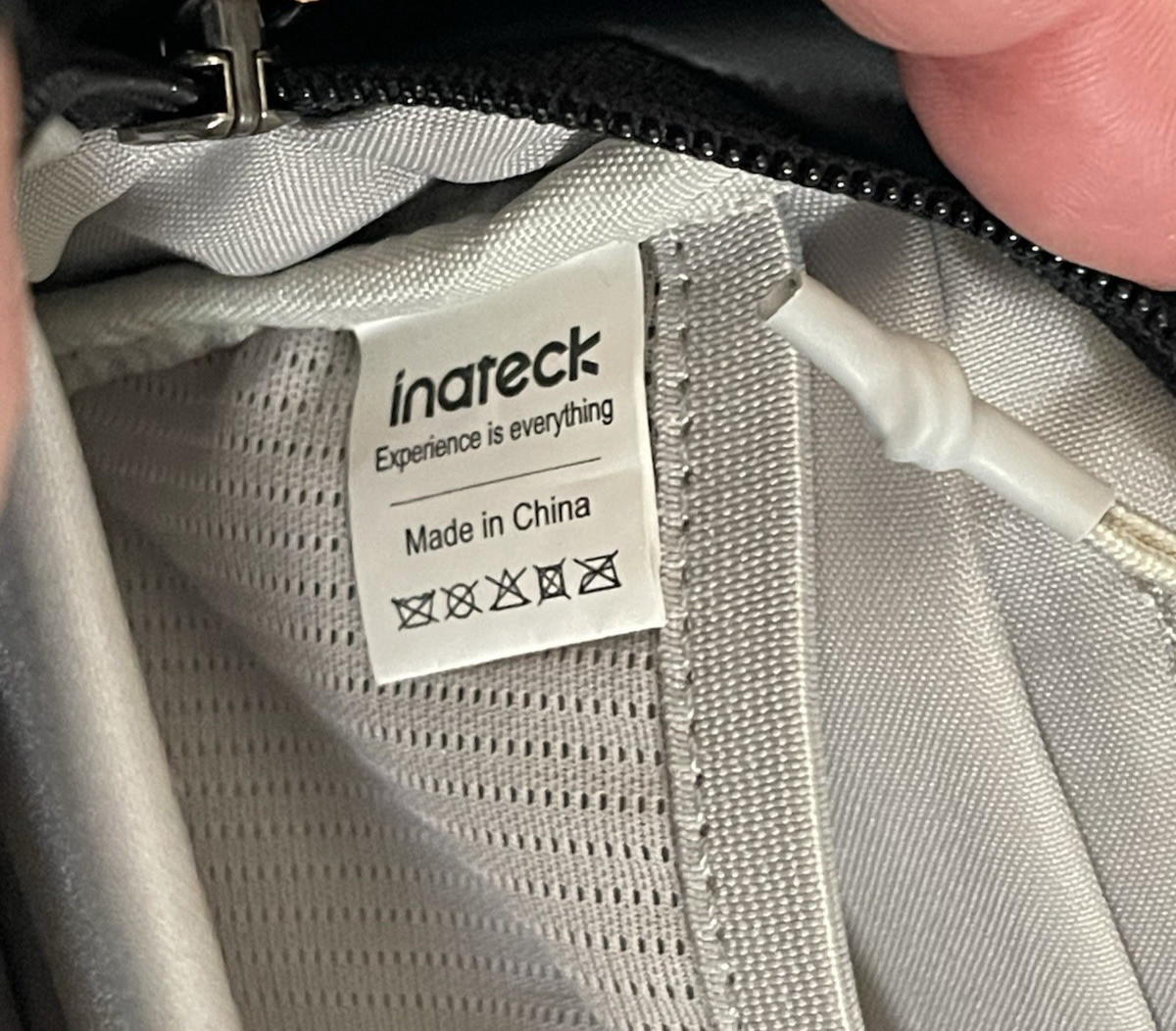 Inateck Tech Sling Bag Crossbody Black Shoulder Chest Bag Adjustable Strap