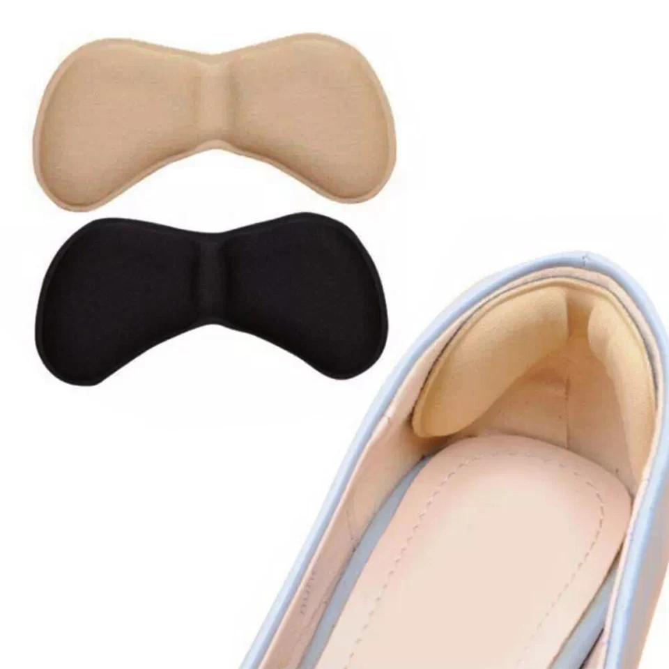 Heel Grips Pads Liner Cushions Pair For Loose Shoes to Big Foot Care Comfort