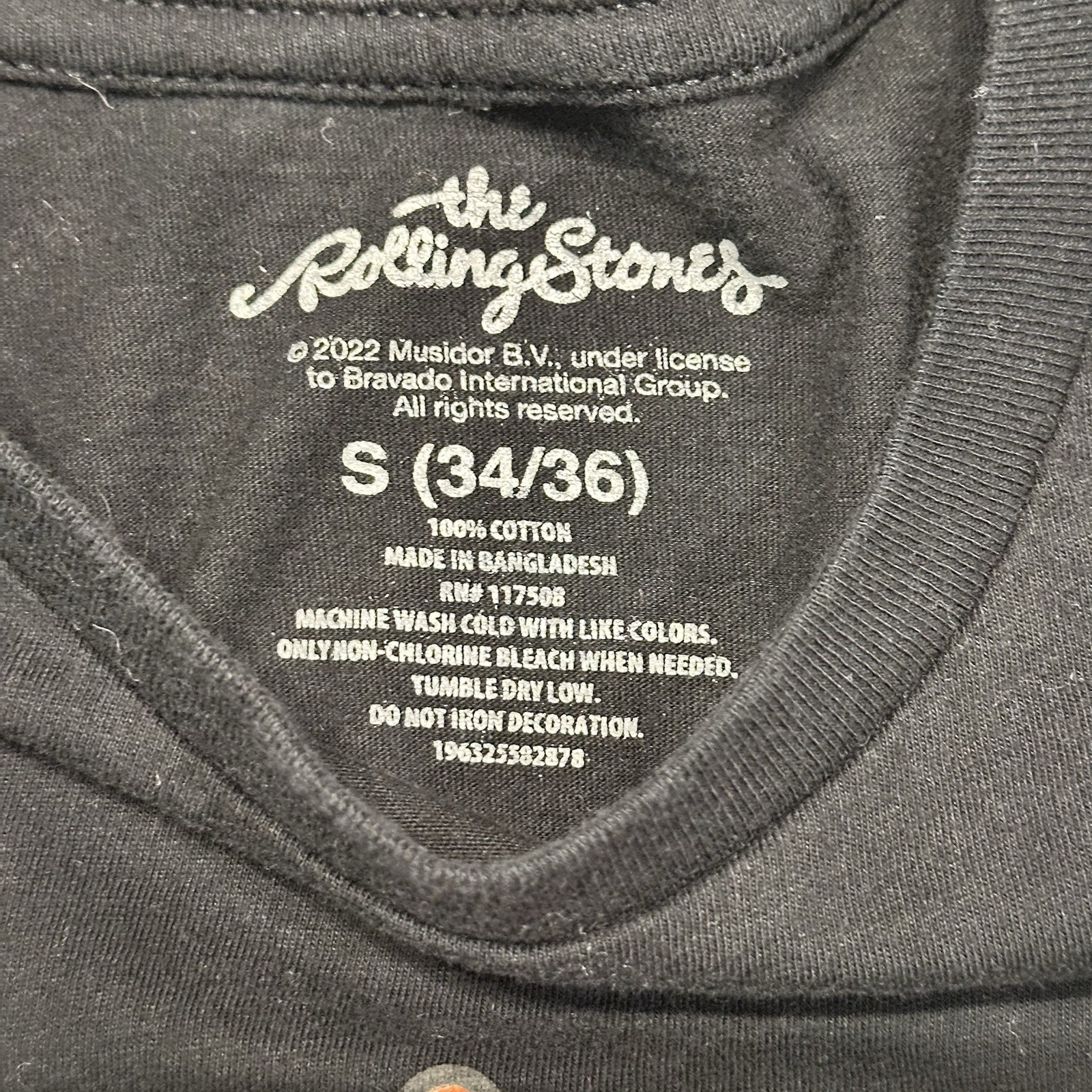 The Rolling Stones Black T Shirt Women’s Size Small