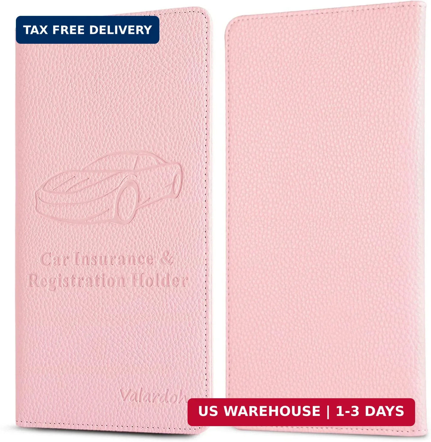 Valardoh Premium Car Registration and Insurance Card Holder, Car Document Holder