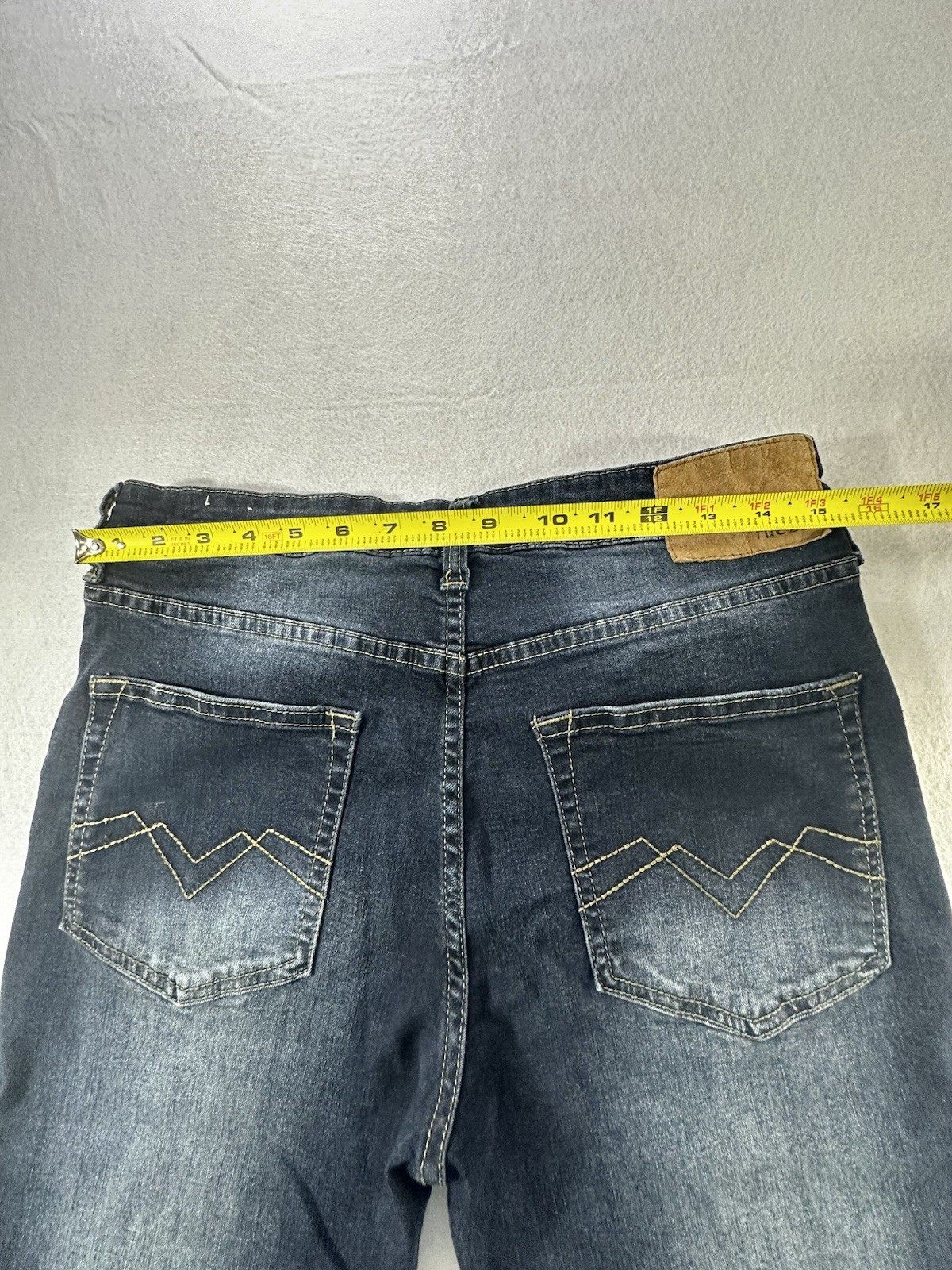 Men’s Super Skinny Dark Wash Stretch Blue Denim Jeans 5-Pocket