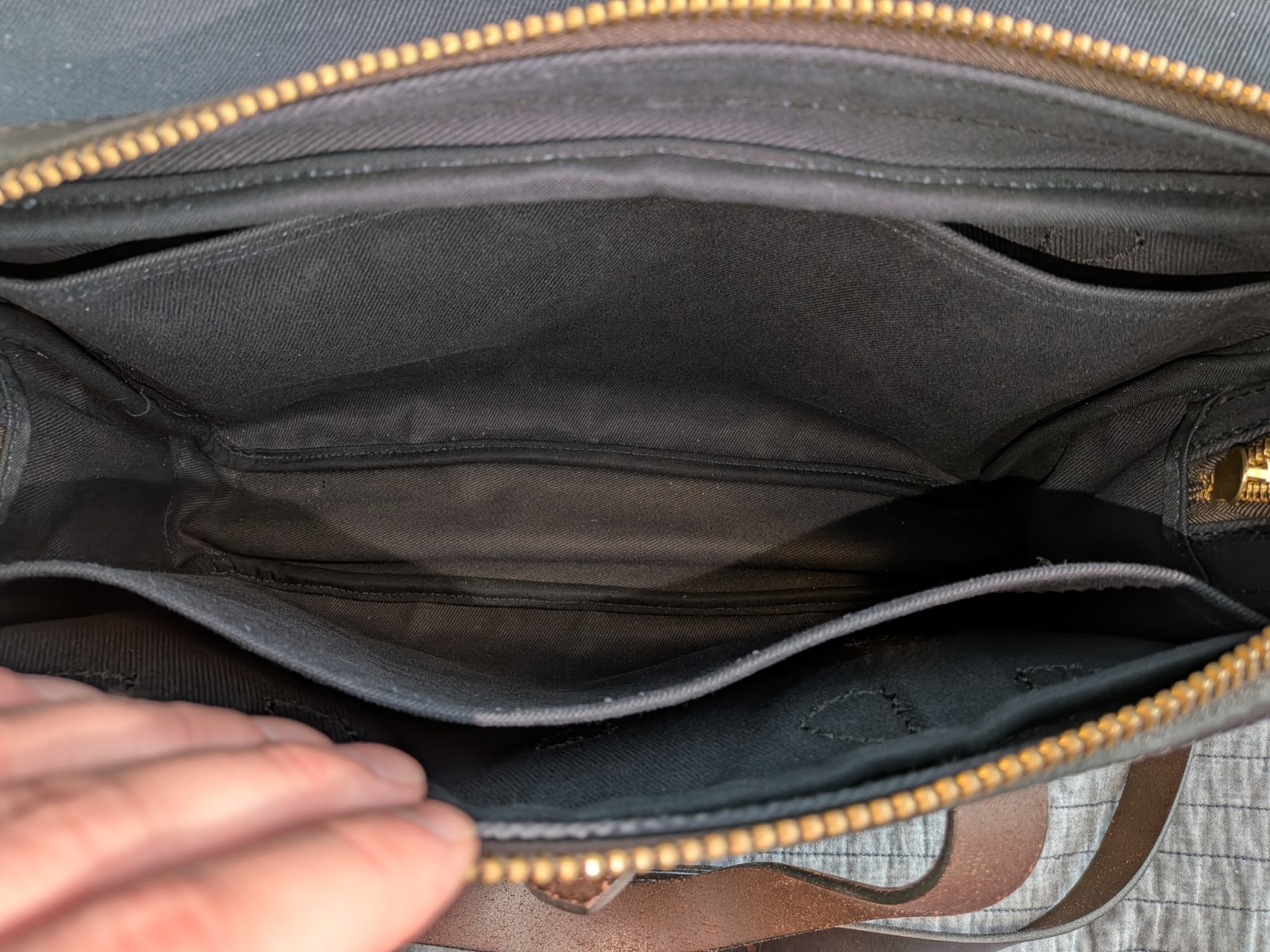 Filson Original Briefcase Rugged Twill – Navy – See description