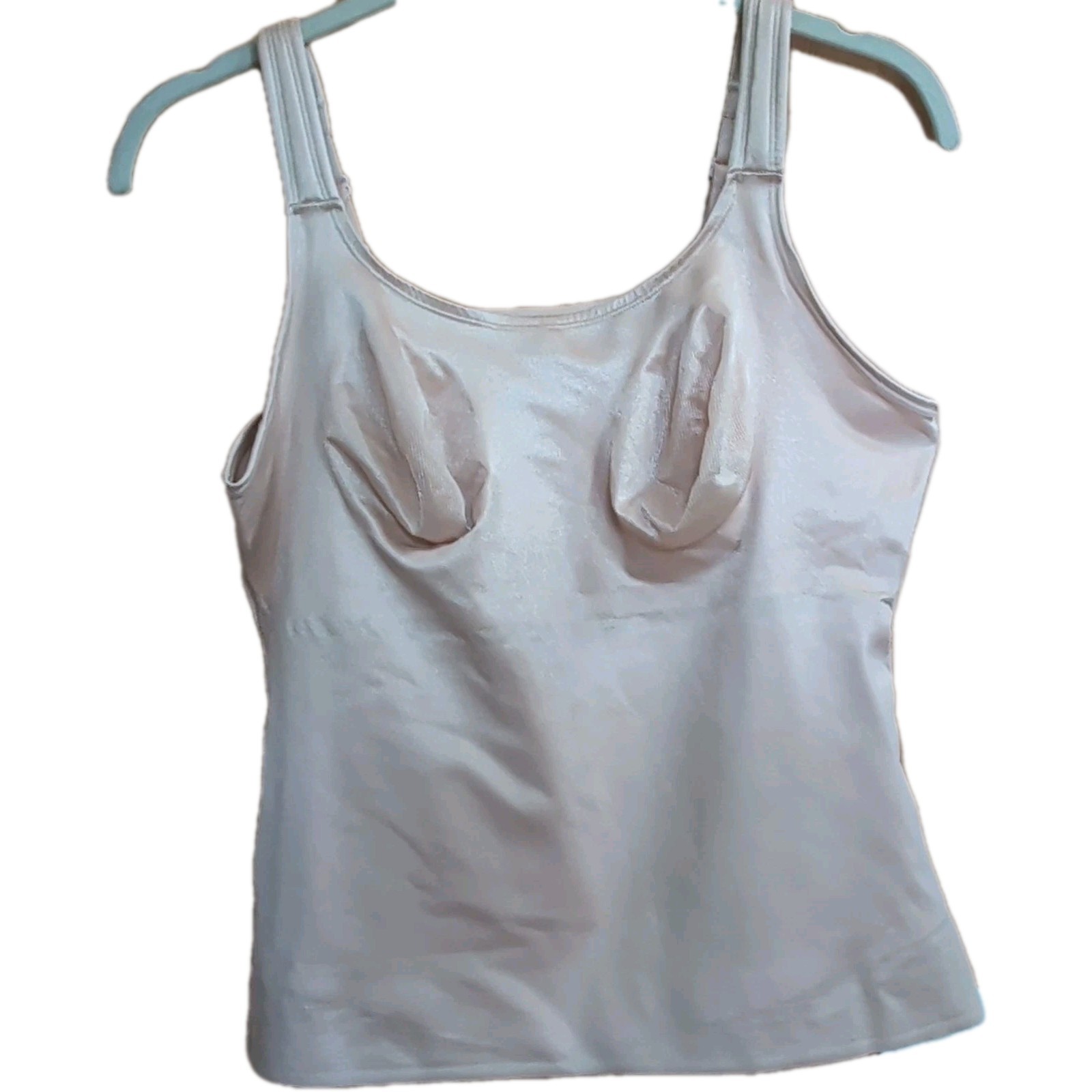 Ruby Ribbon Size 40 Beige Cami Shapewear Tank Top Adjustable Straps Slimming