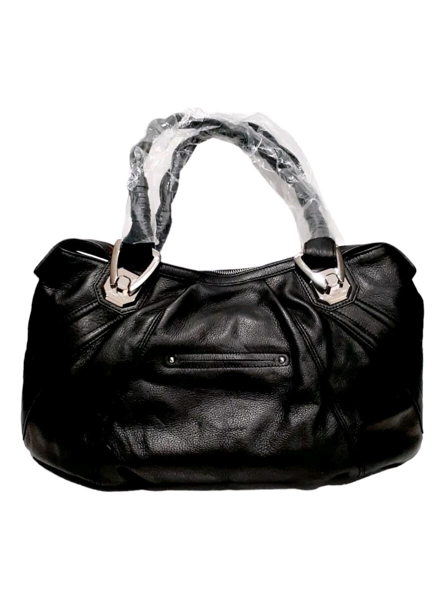 B Makowsky Black Leather Handbag Purse NWT — New/Old Stock Rare SEE DESCRIPTION