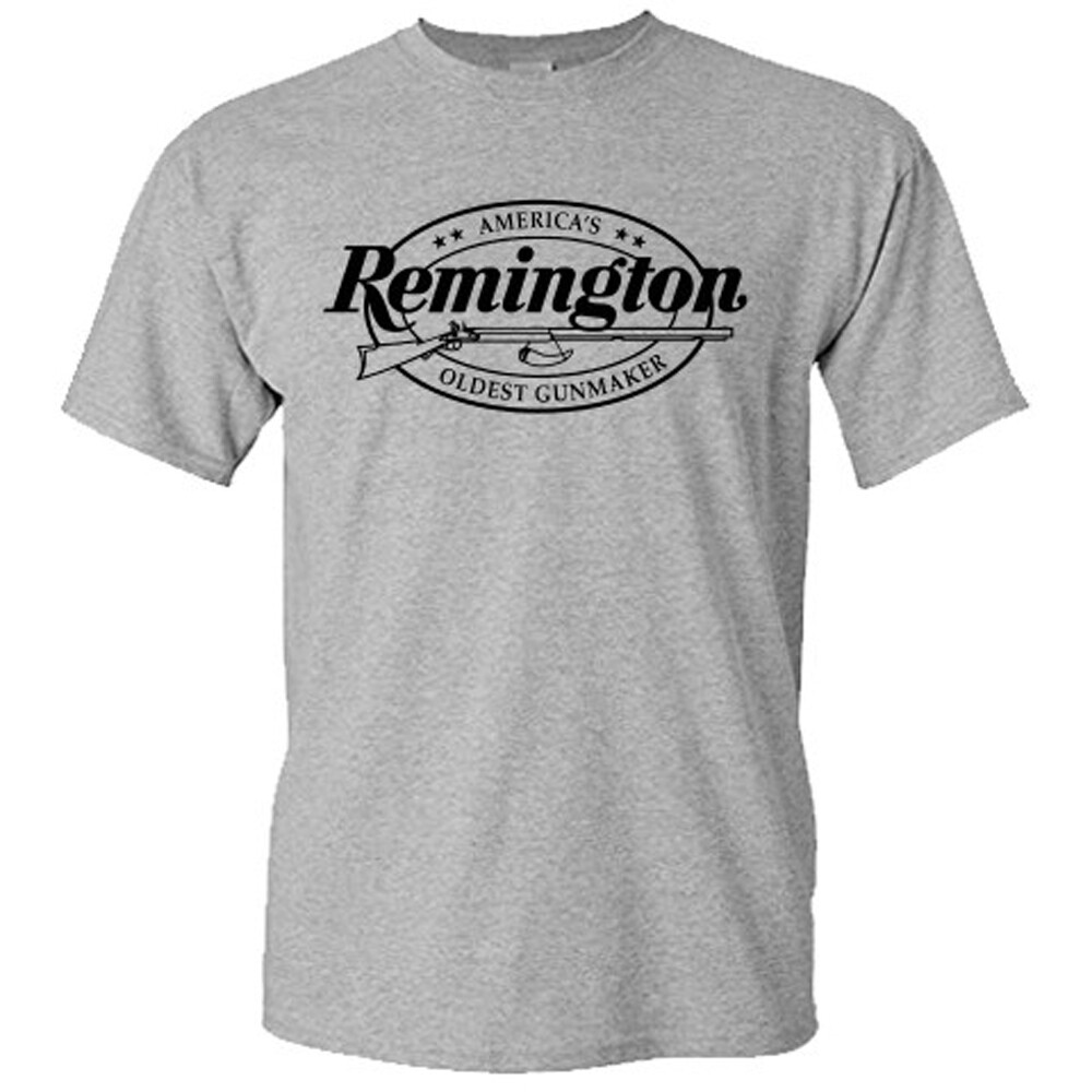 Remington American Gunmaker Guns Firearms Riffles Men’s Gray T-Shirt S-5XL
