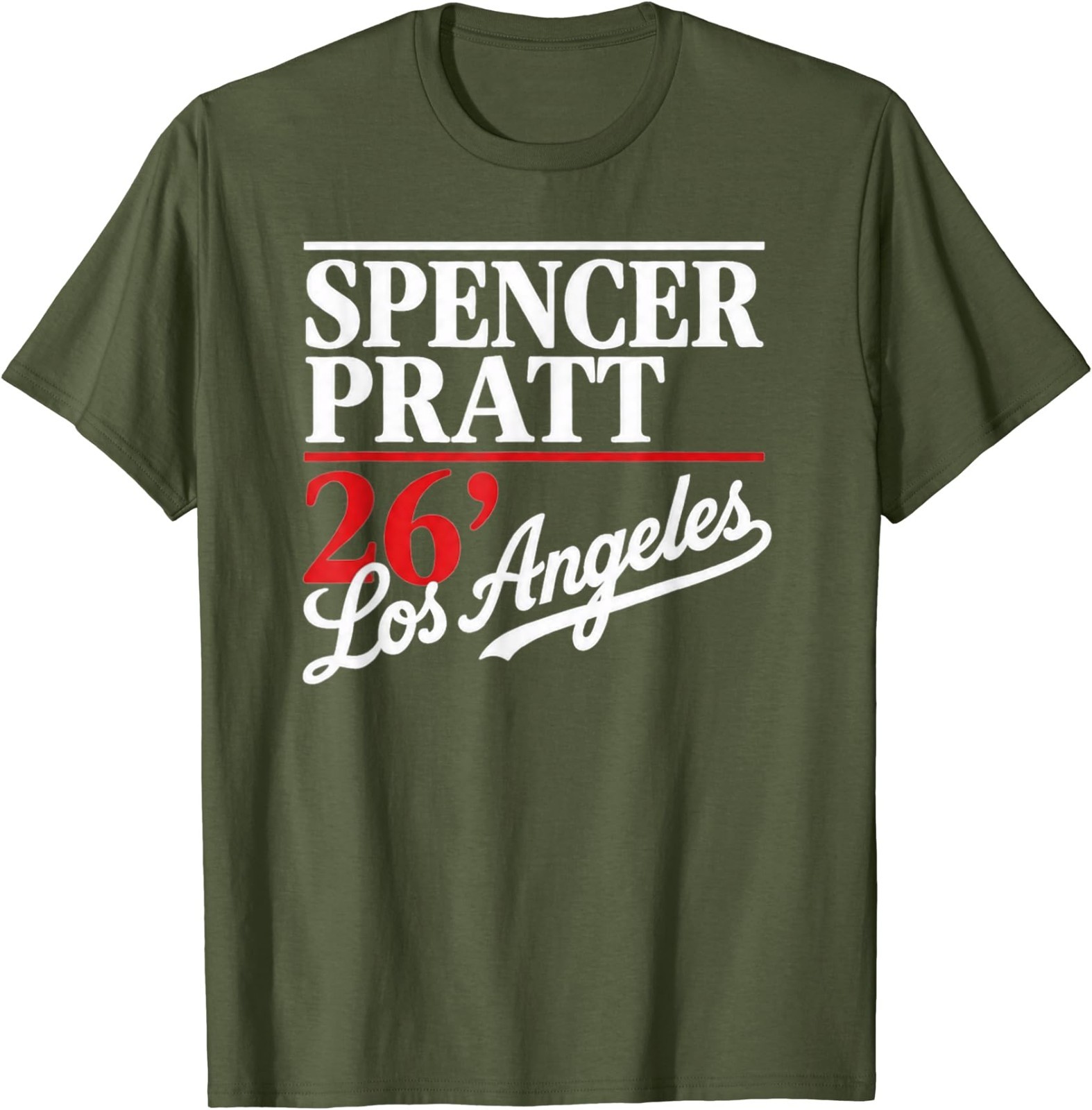 Spencer Pratt for LA Mayor California Vibes Design T-Shirt T-Shirt