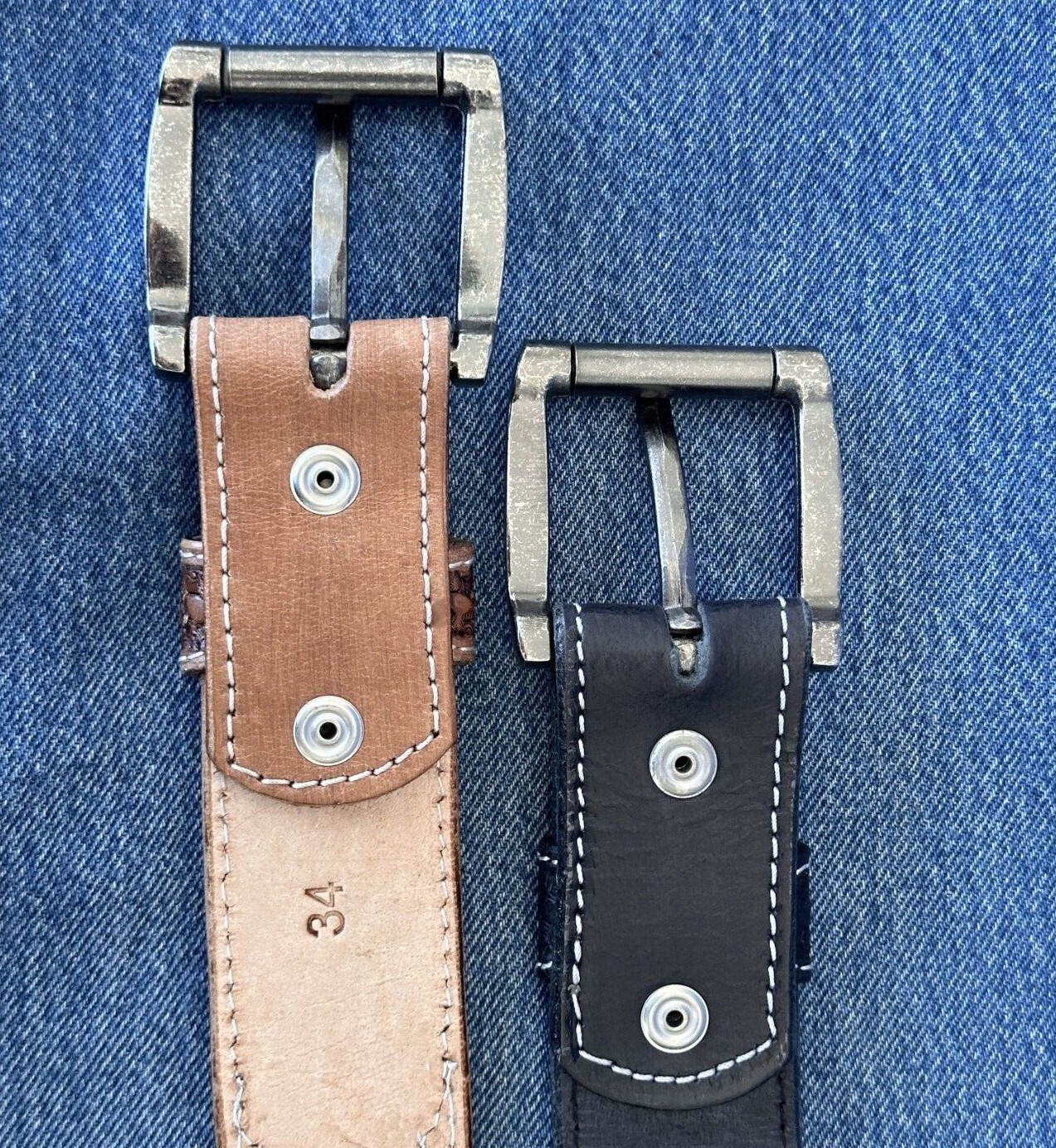 Western Belt Handmade Embossed Full Grain Leather Heavy Duty With Removal Buckle