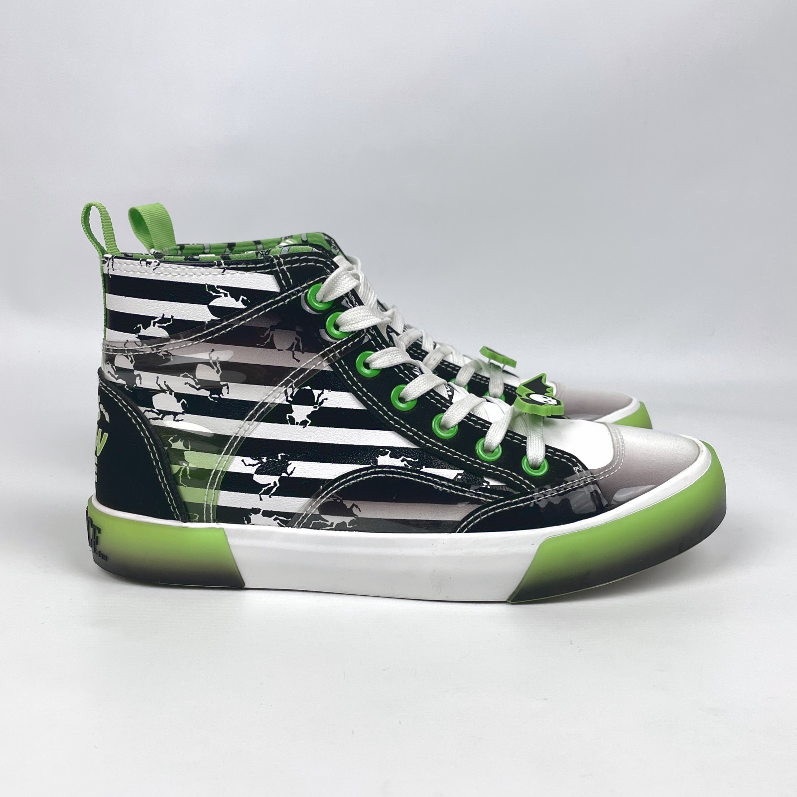 Beetlejuice GroundUp High Top Sneakers Shoes Women’s It’s Show Time Sz 6 1/2