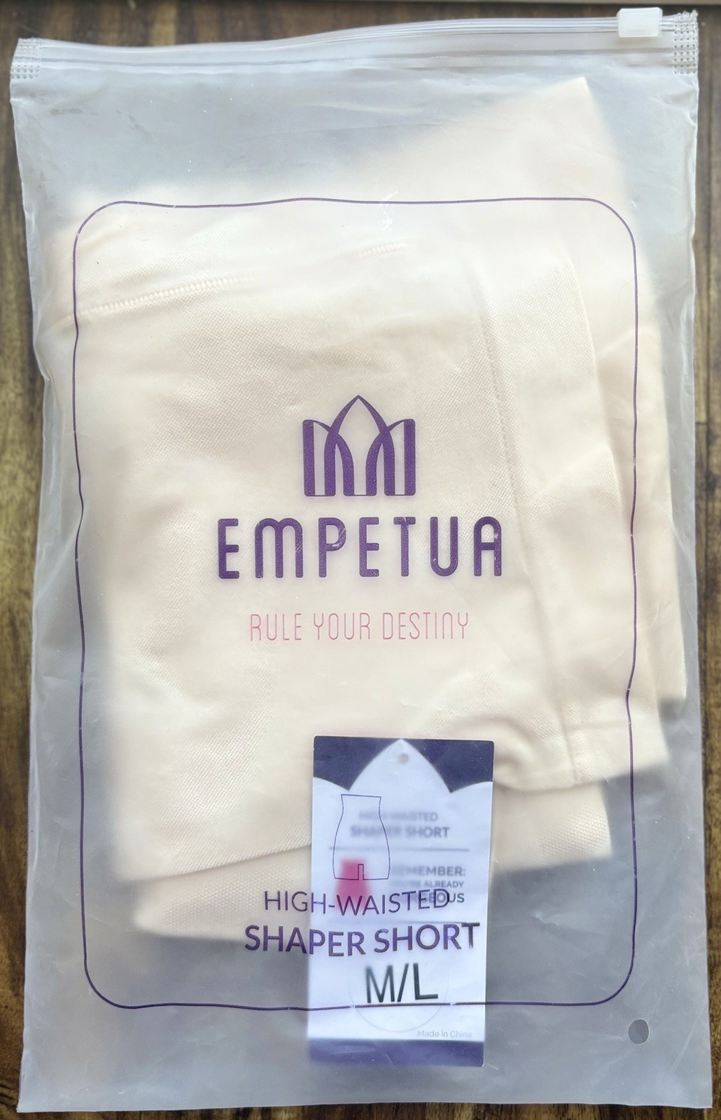 Empetua Shaper Short High-Waisted M/L Beige Waist Abdomen Butt Nylon/Spandex