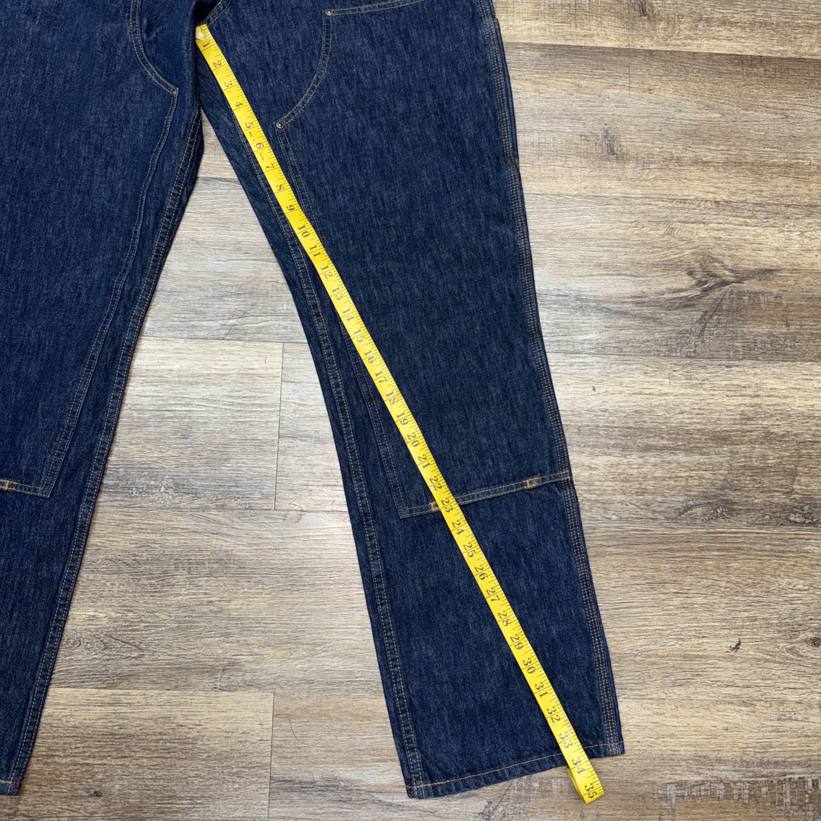 Carhartt Double Knee Rugged Flex Relaxed Fit Logger 103890-l10 Denim 36×34
