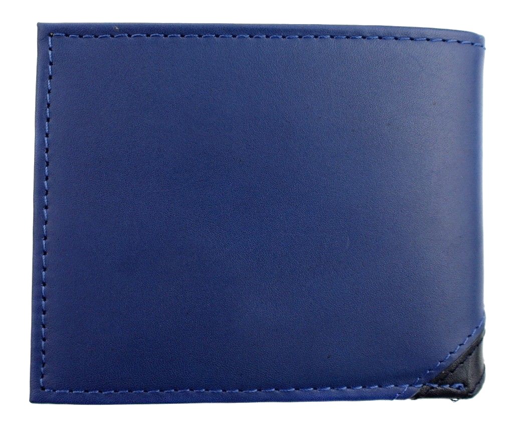 Tommy Hilfiger Men’s Leather Wallet Passcase Billfold Red Navy 31TL22X051
