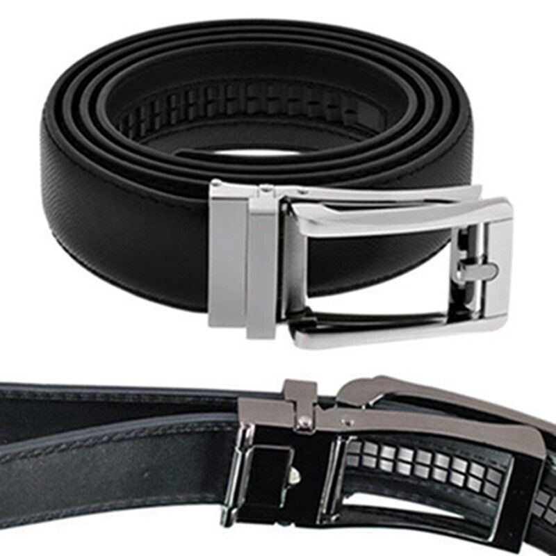 Click Lock Belt Leather Automatic Buckle 28″-48″ Perfect Companion to Oxfords