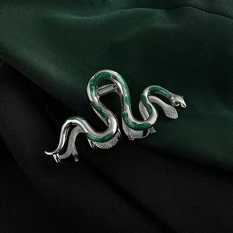 Snake Design Big Hair Claws Clips Halloween Gothic Women Hair Accessories Gift
