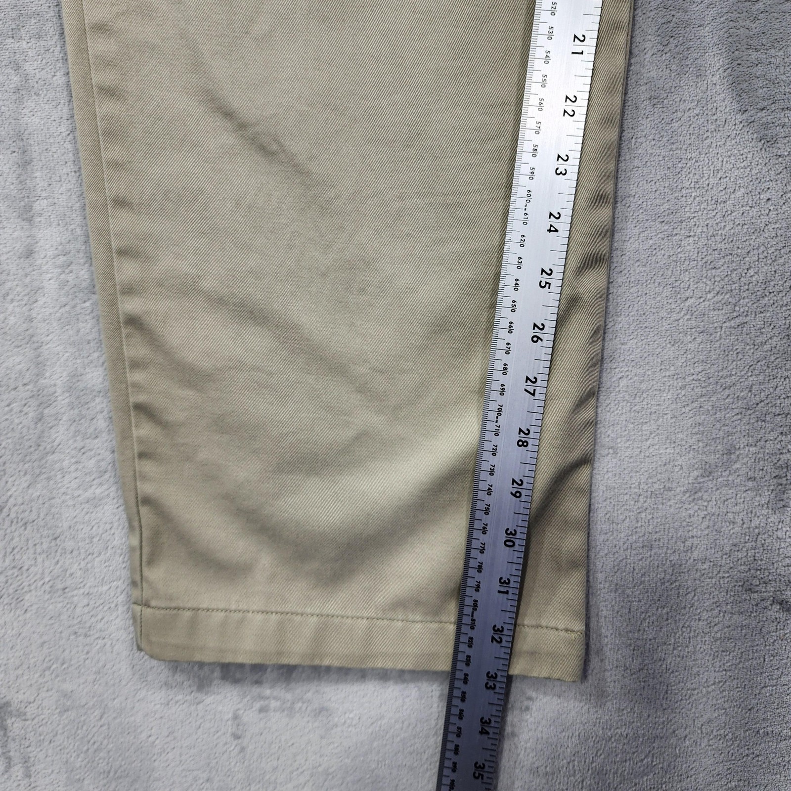 Dockers Pants Mens 36×34 Beige Regular Fit Flat Front Chino Straight Khakis