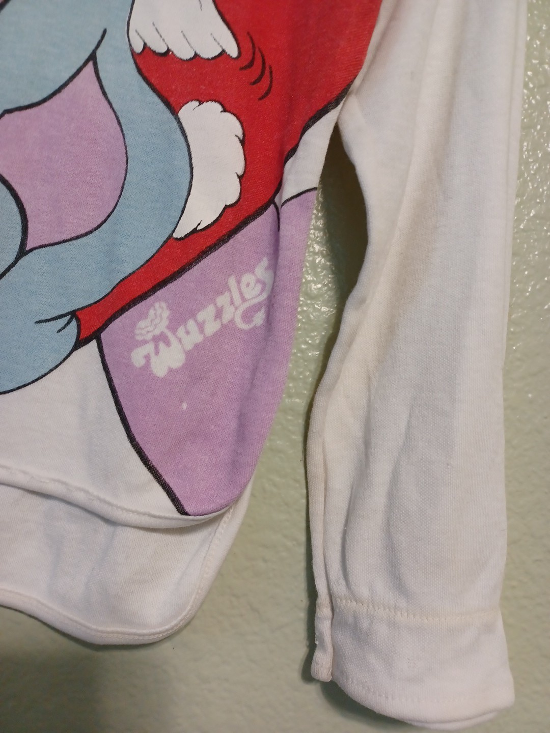 Vintage Kids Child Walt Disney WUZZLES Show Long-sleeve shirt Size 4 Used As-Is