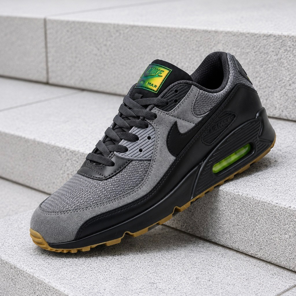 Nike Air Max 90 Smoke Grey Black IQ0580-084 Men’s Size New
