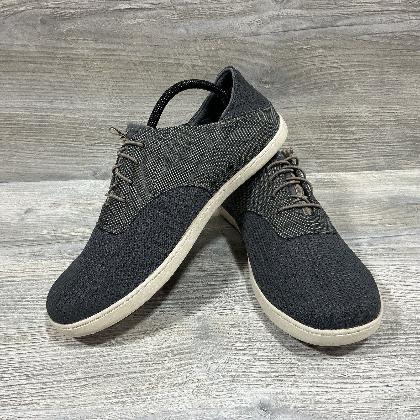 OLUKAI Nohea Moku Gunmetal Gray Casual Shoes Mens Size US 10.5 EUR 43.5