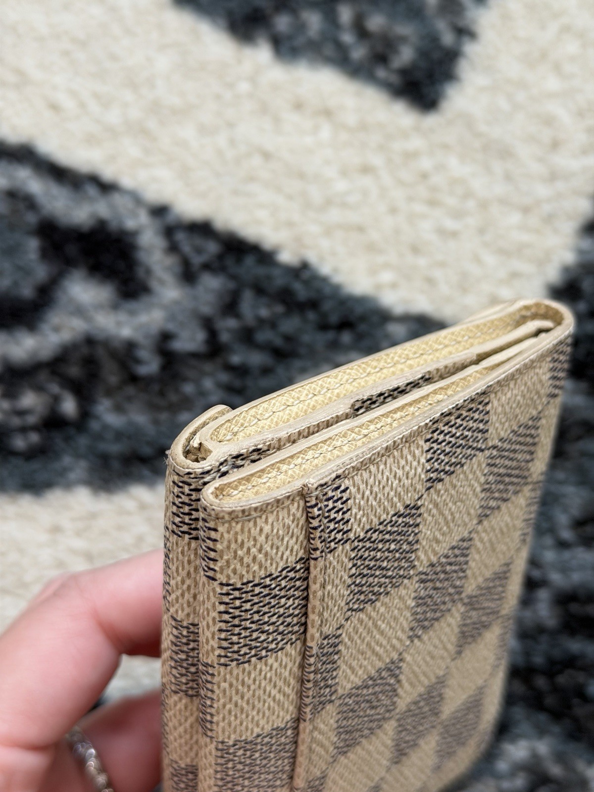 Louis Vuitton Damier Azur Portfolio compact Wallet