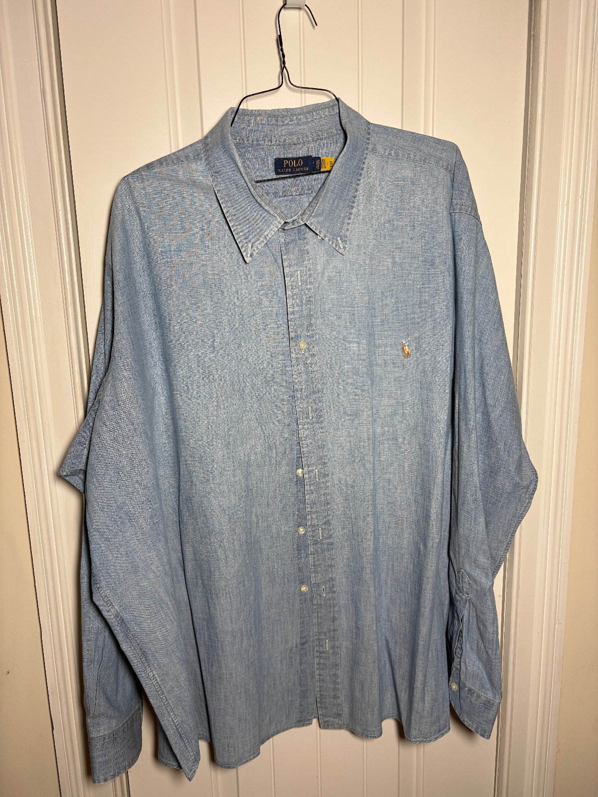 Men’s 4X Polo Ralph Lauren Long sleeve buttondown shirts men 4XL 4XB