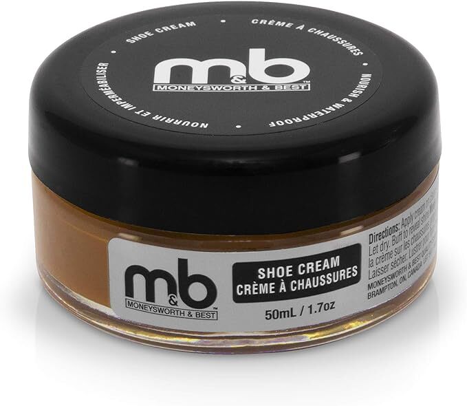 Moneysworth Best Boot & Shoe Cream Polish – 1.7 oz 50 ml (All Colors )
