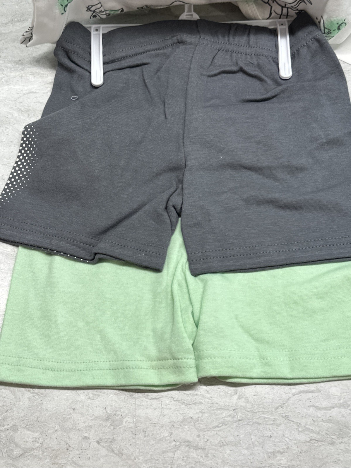 9M Star Wars Mandalorian 4 Piece Set Tops With Shorts NWT 9 Month