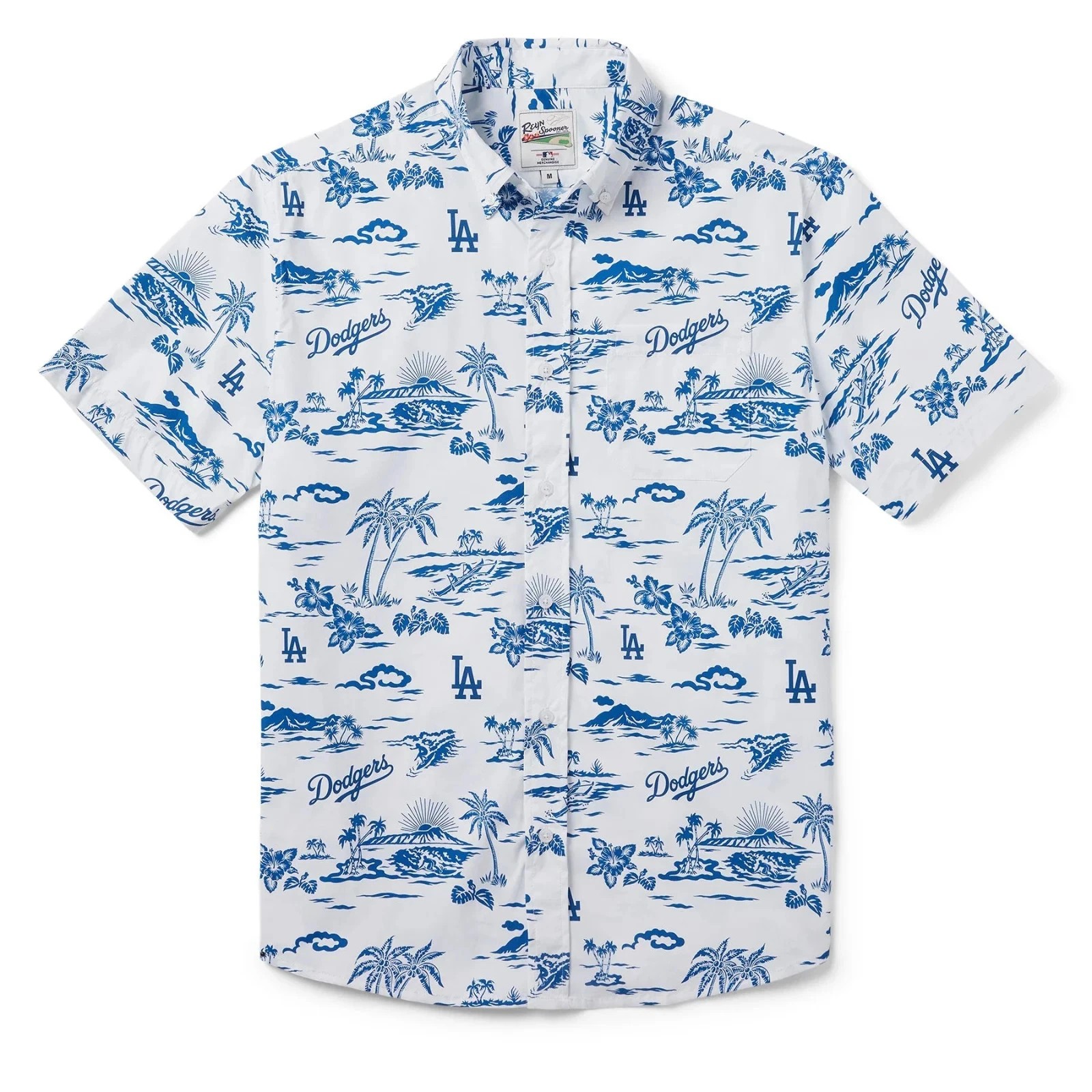 Dodgers Button Front Camp Shirt 2025 Hawaiian Shirt