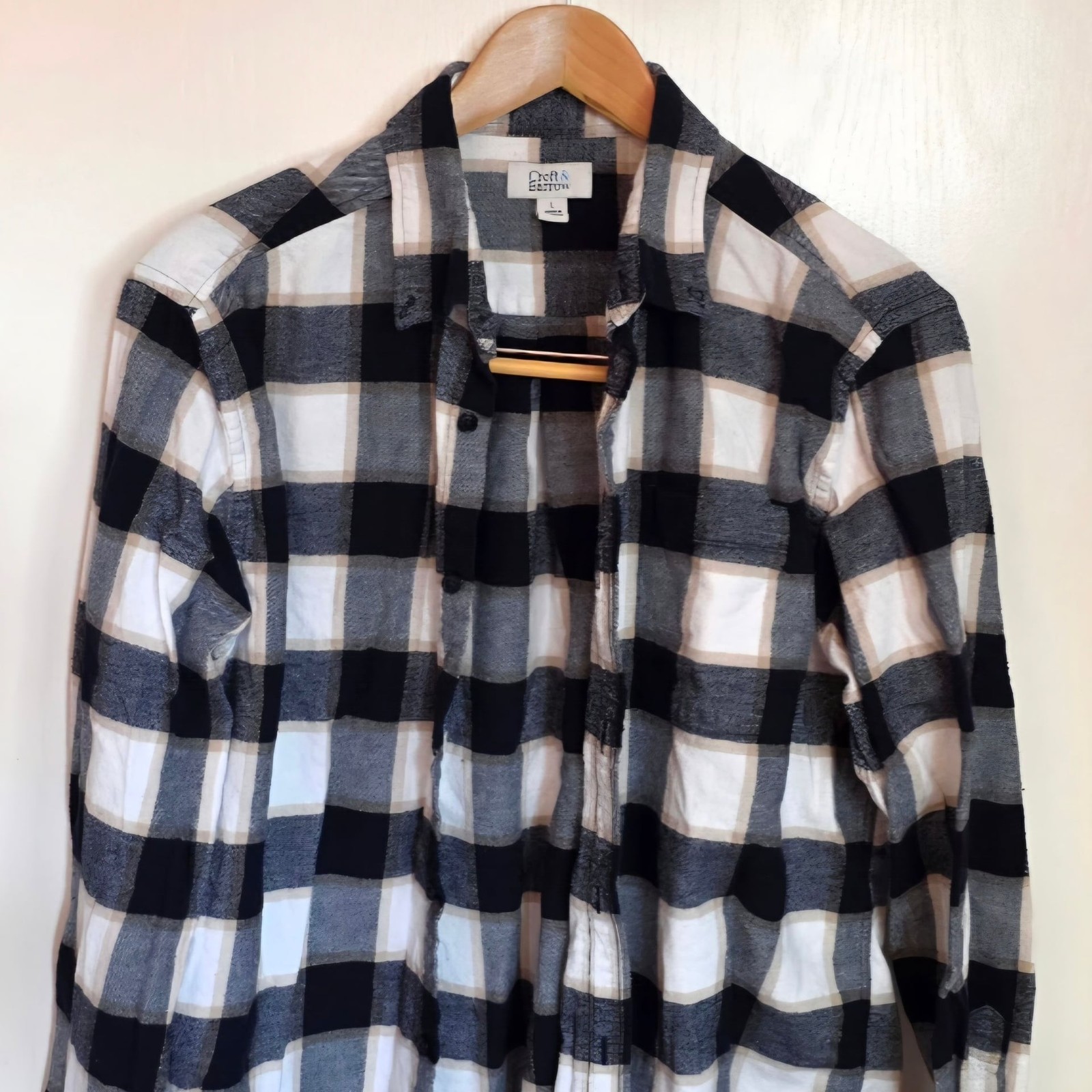 Croft & Barrow Women’s Long Sleeve Button-Up Plaid Flannel Shirt