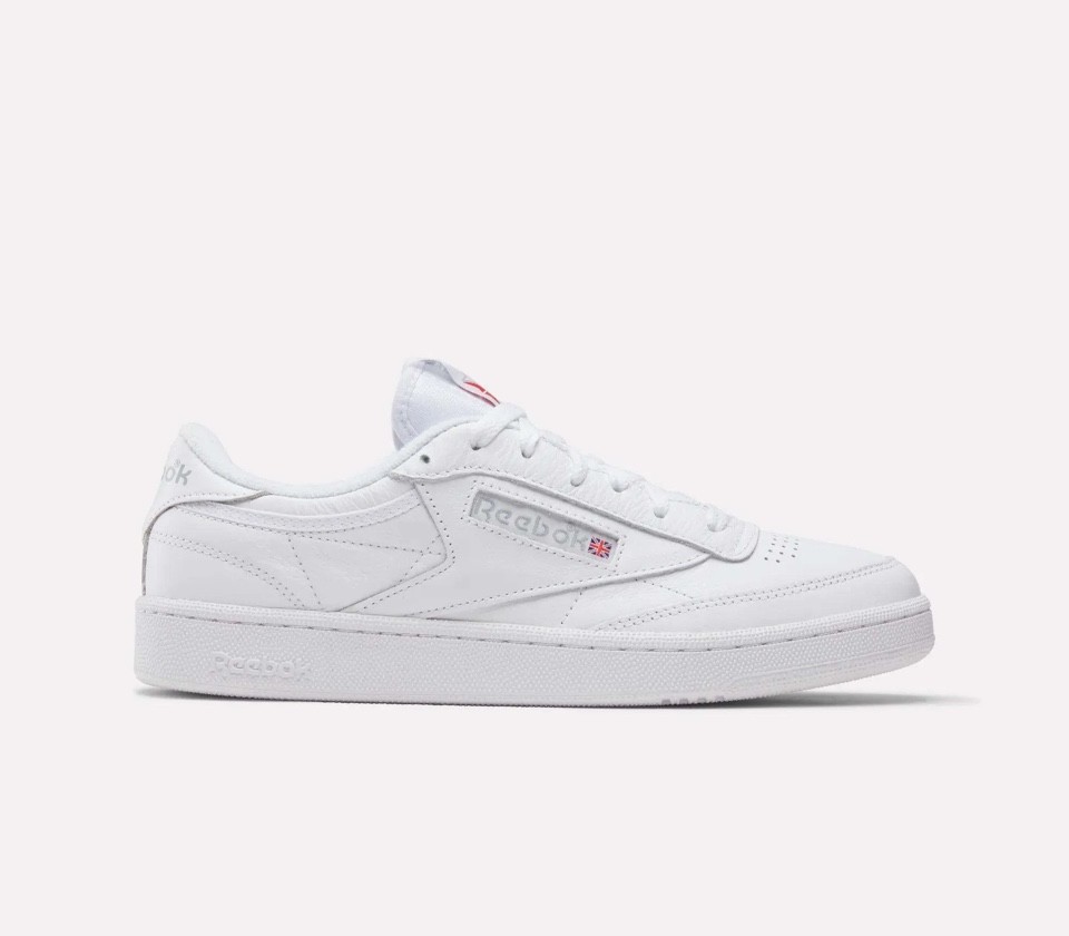 Reebok Club C 85 White Grey （AR0455N ）100000154 Men Size 9-13 Brand New