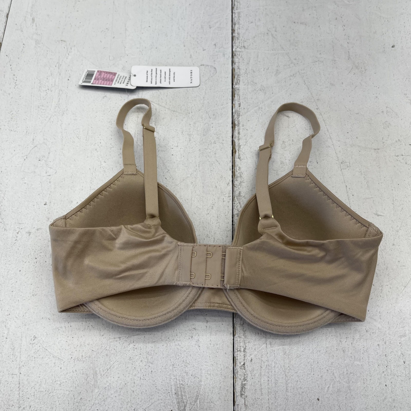 Natori Revelation T-Shirt Bra Womens 32D Beige Lightly Lined Underwire Molded