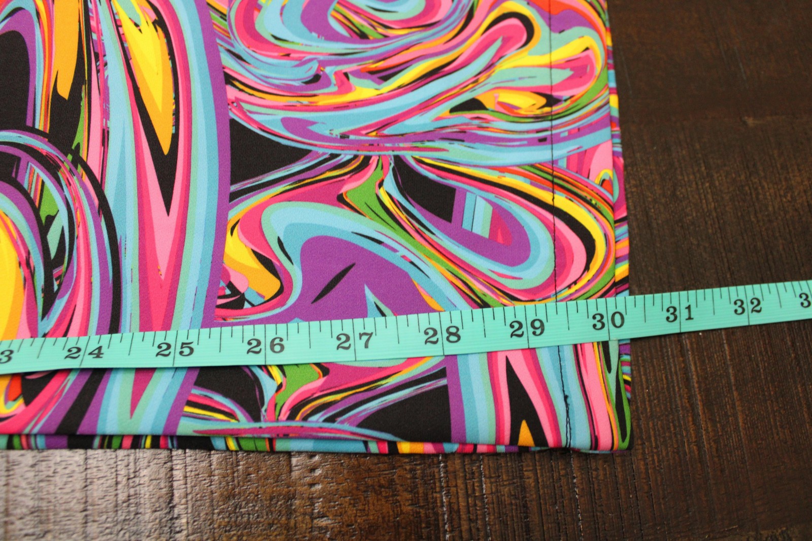 Hreski Pants Mens 34×30 Multicolor Psychedelic Swirl Chino Golf Casual Fun