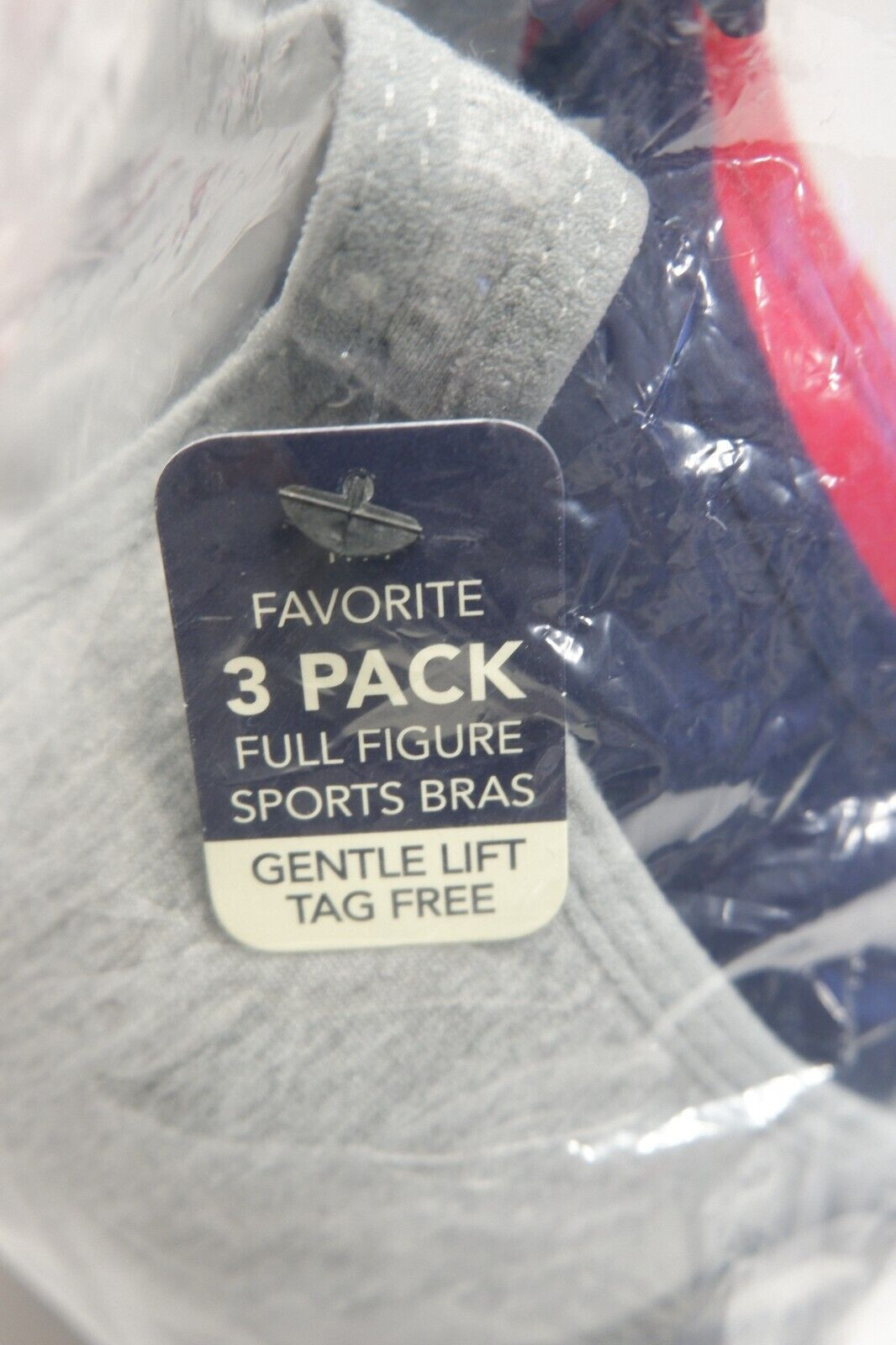 U.S. POLO ASSN. Women’s Full Figure Sports Bra – Set 3-pack -1X NWT