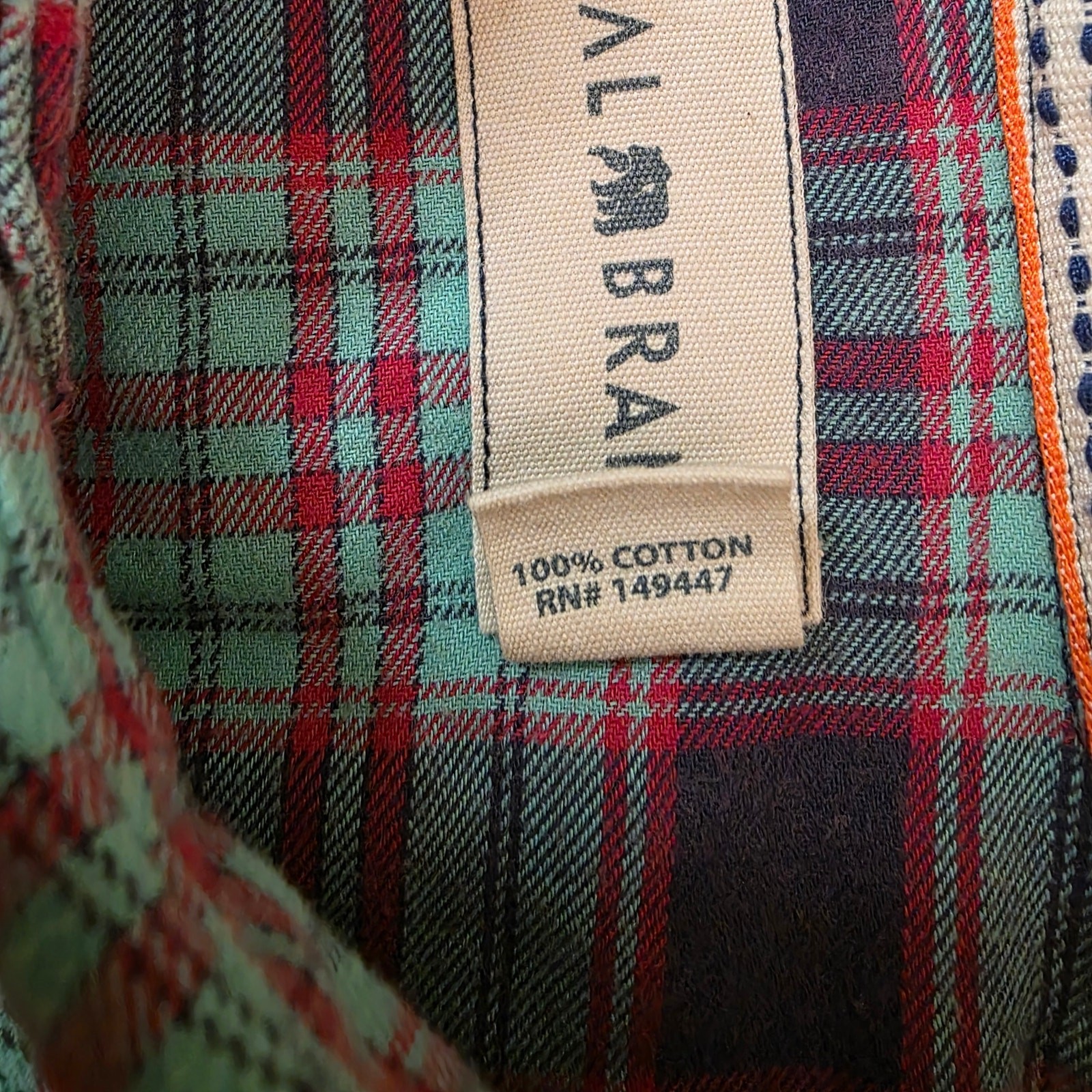 The Normal Brand Plaid Button Down Shirt Men’s Medium Cotton Flannel Casual