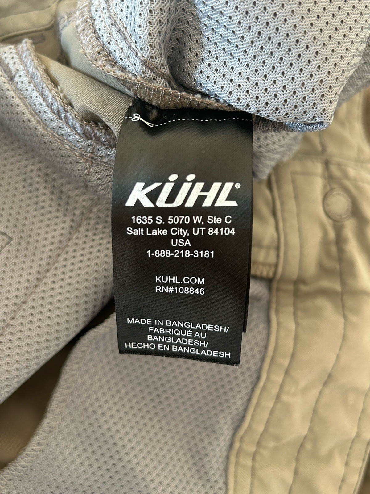 Kuhl Men’s Size 40 Shorts Gray Performance Lightweight Hiking Outdoor Camping