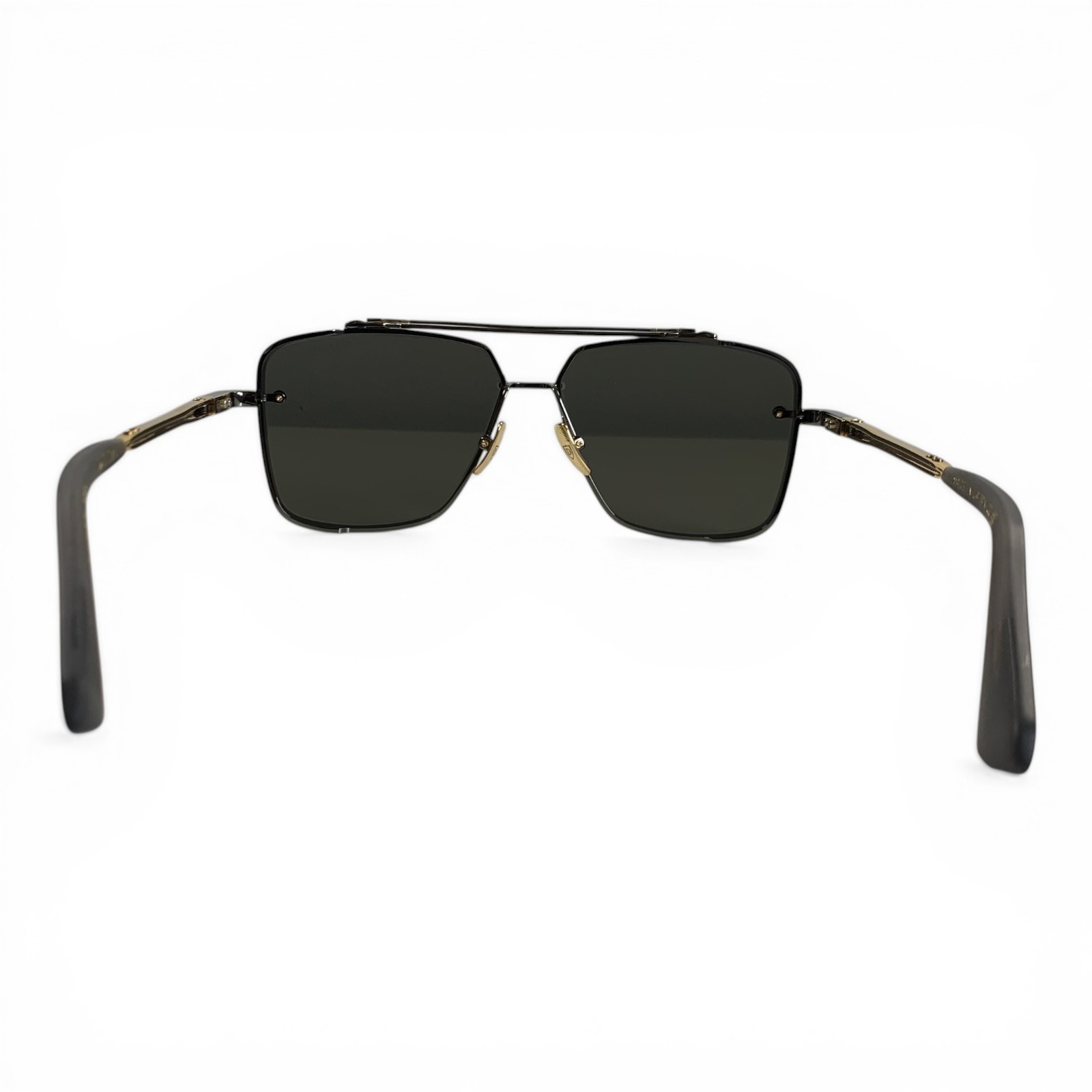 DITA DTS121-62-01-Z Mach Six Sunglasses Black Gold Luxury Eyewear (Pre-Owned)