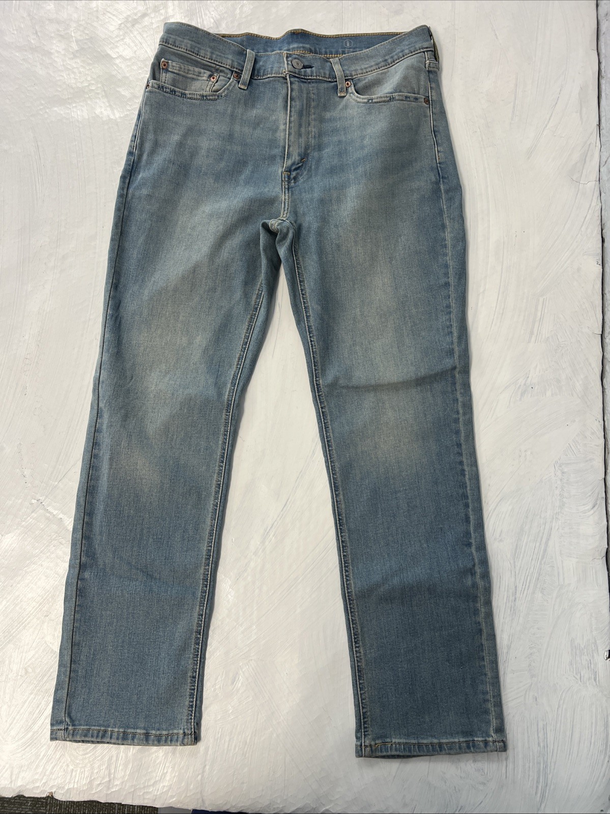 LEVI STRAUSS Men All Seasons Tech 541 Athletic Denim Jeans 33×30 Light Blue Wash