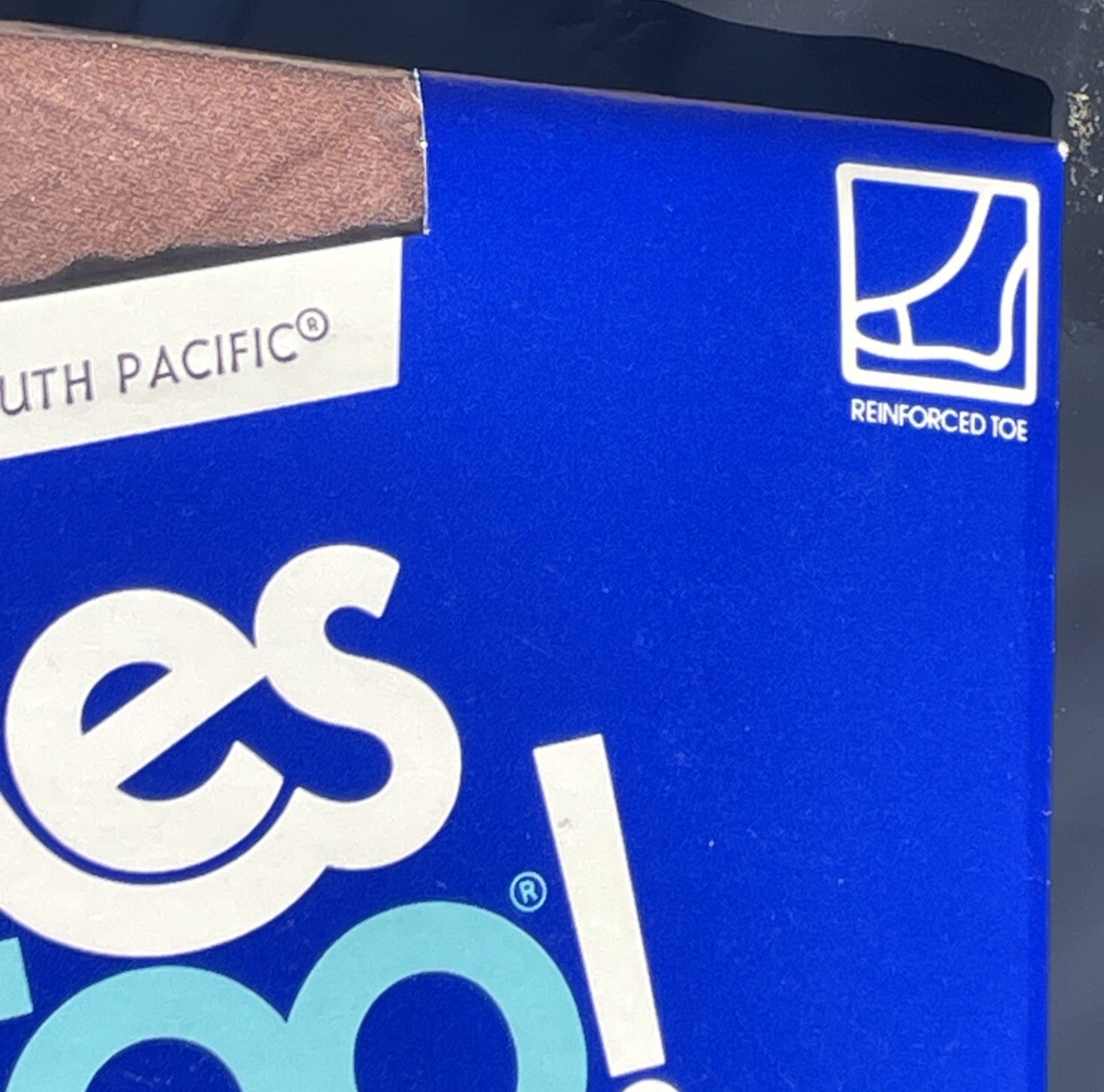HANES TOO Sheer PANTYHOSE South Pacific Style 116 Size Plus EF Reinforced Toe
