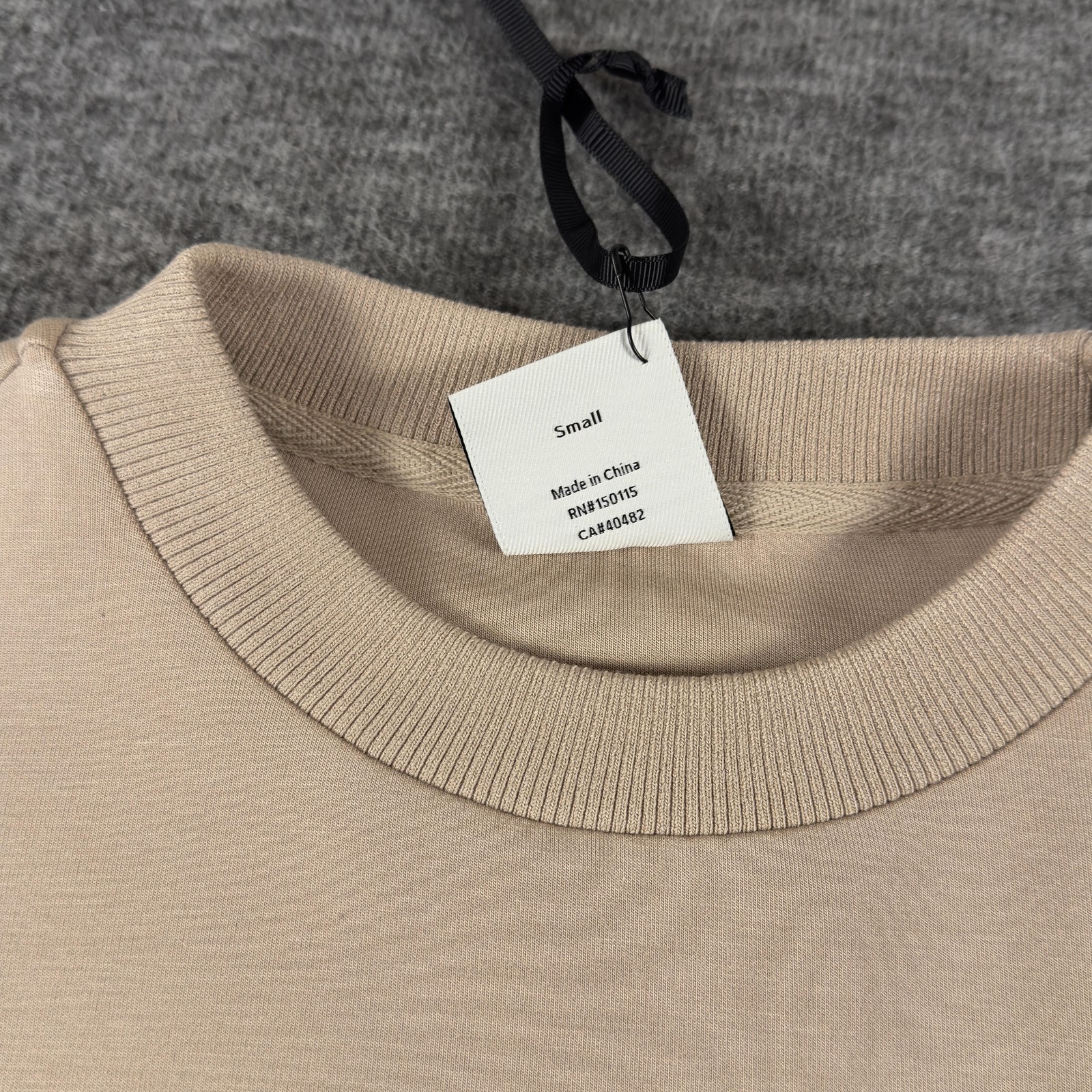 Varley Dress Womens Small Beige Maple 2.0 DoubleSoft T-Shirt Short VAR02282