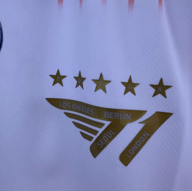 2025 New LCK Team T1 Uniform Jersey S15 TShirt Faker Zofgk LOL TEE White T-shirt