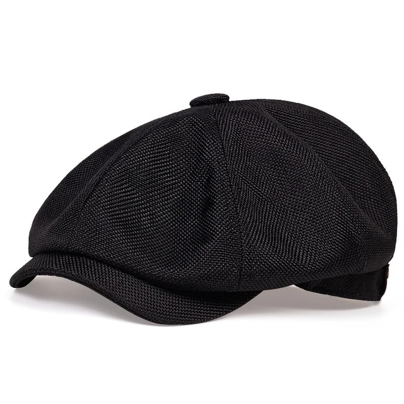 Vintage Newsboy Cap Gatsby Hat Classic 8 Panel Flat Ivy Cabbie Driver Cap