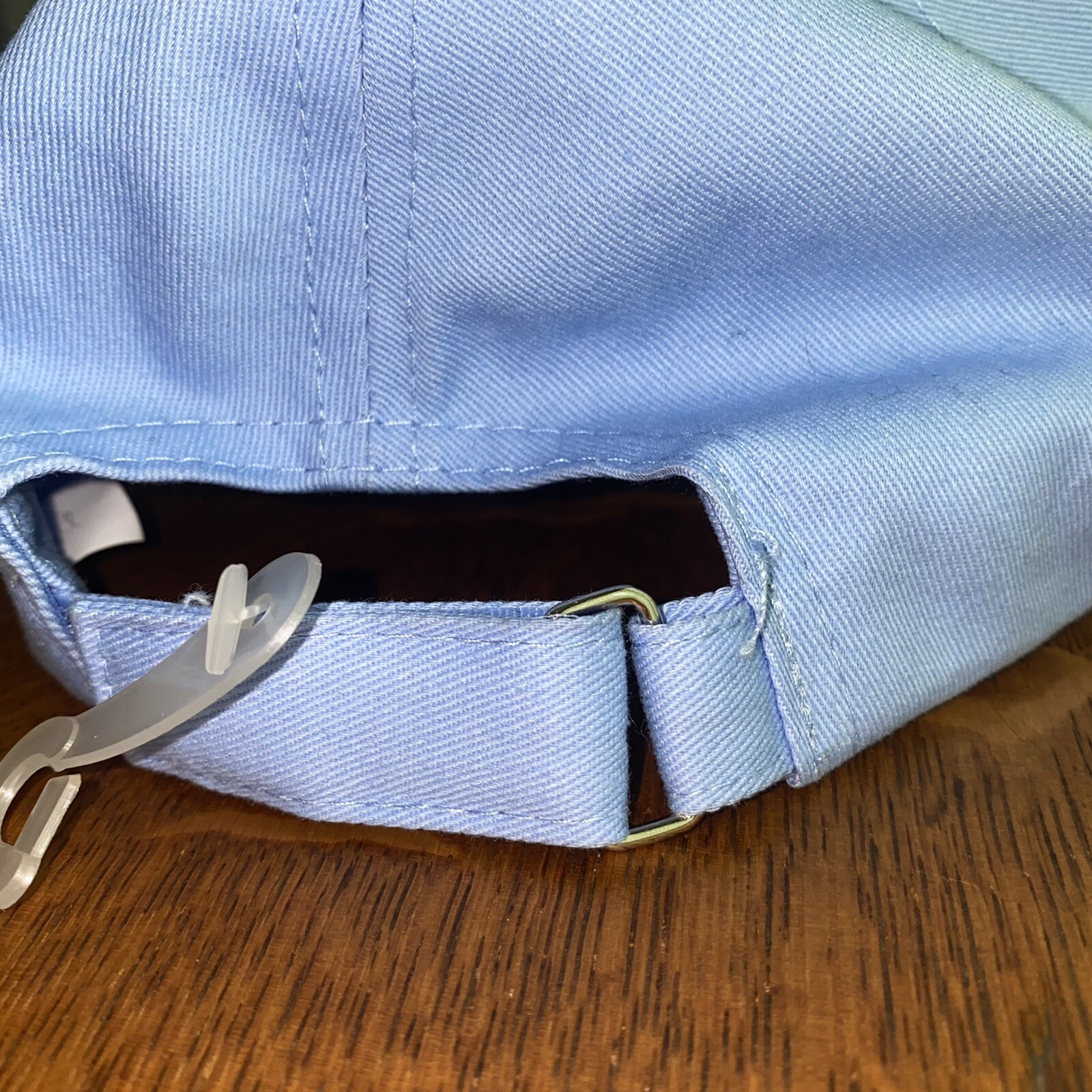 Baja Blue Ball Cap Hat Plain Adjustable Solid Color Basic OSFM Light Blue